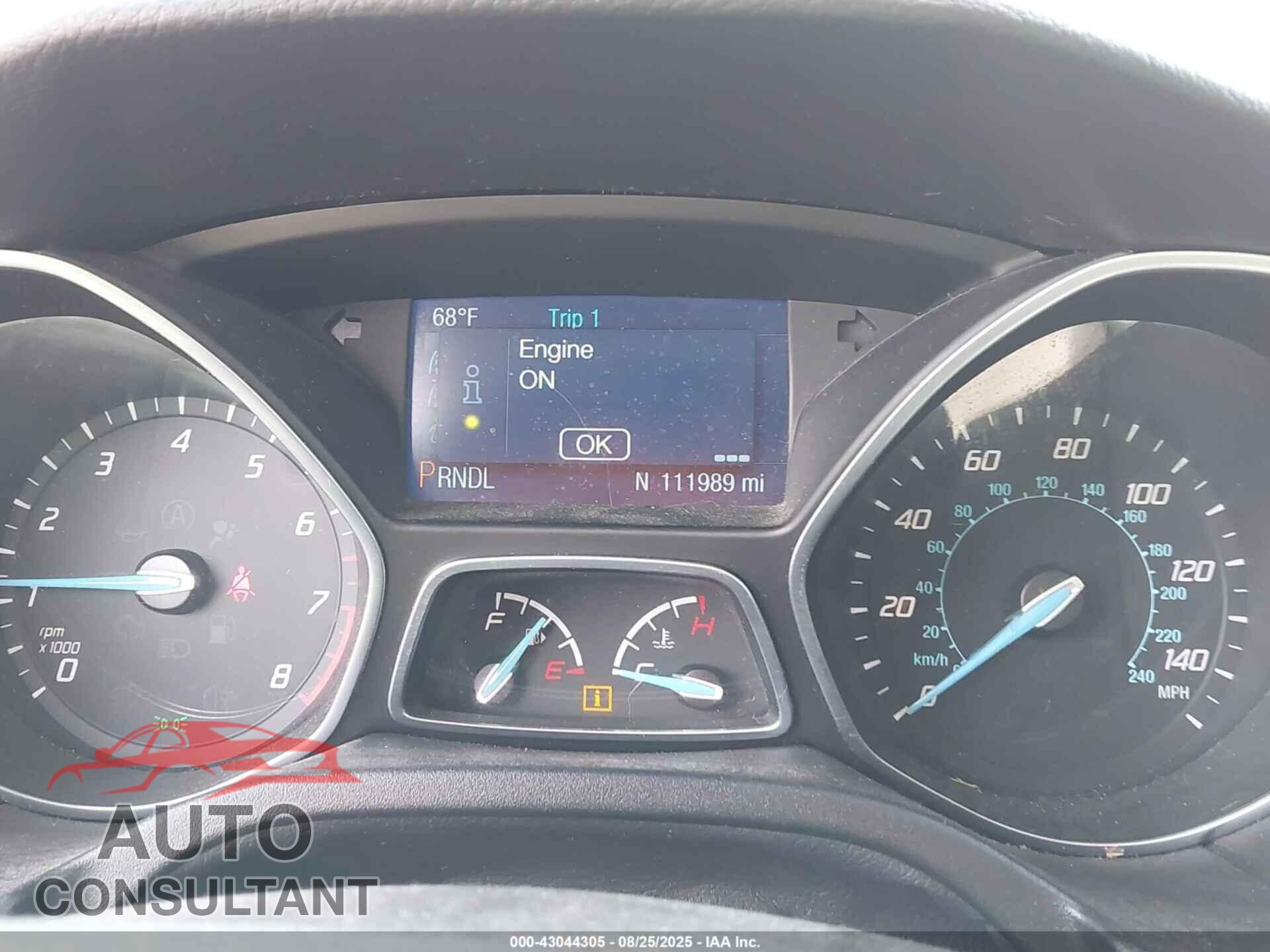 FORD FOCUS 2014 - 1FADP3K25EL421222
