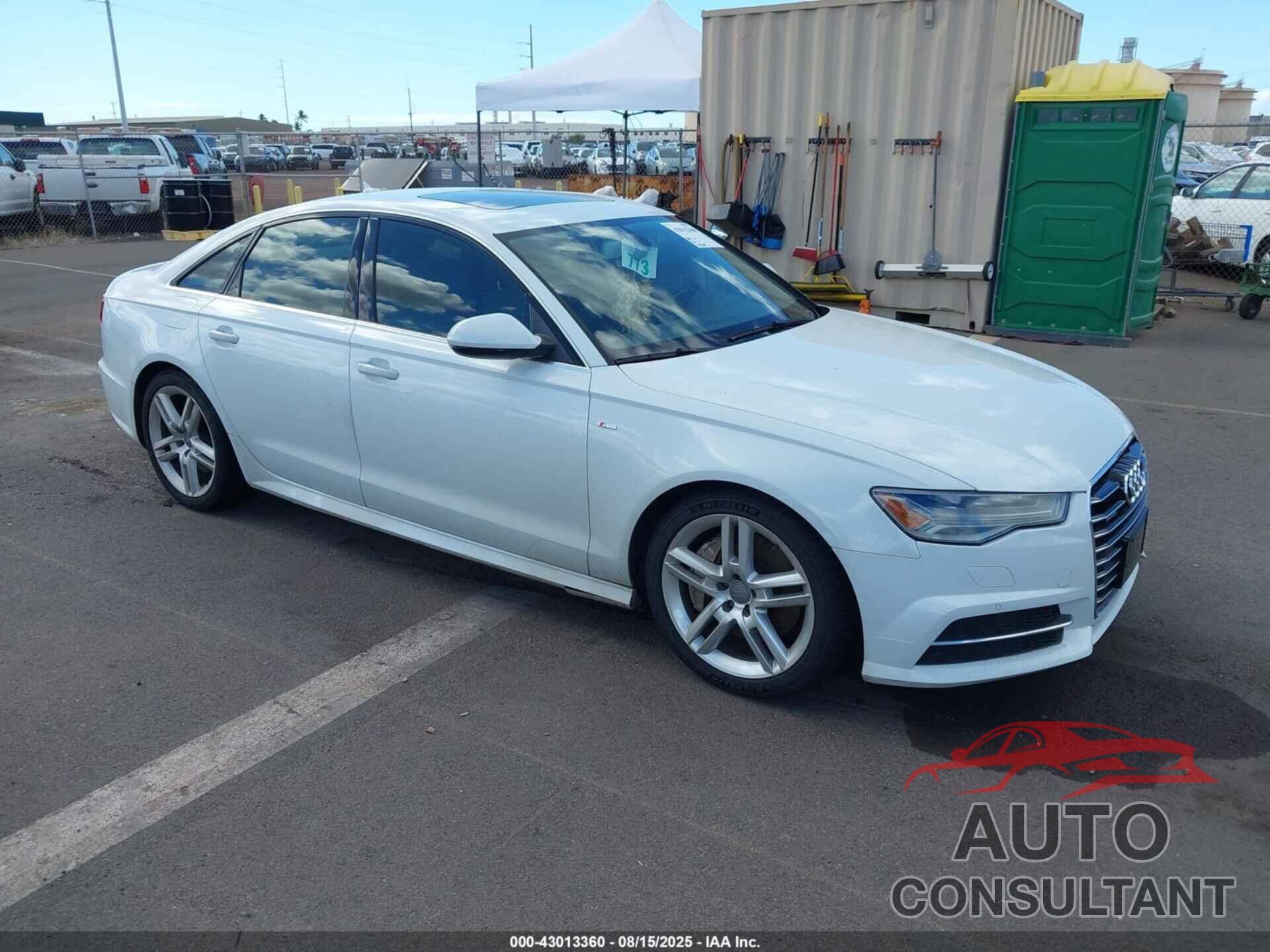 AUDI A6 2016 - WAUGFAFC3GN085236