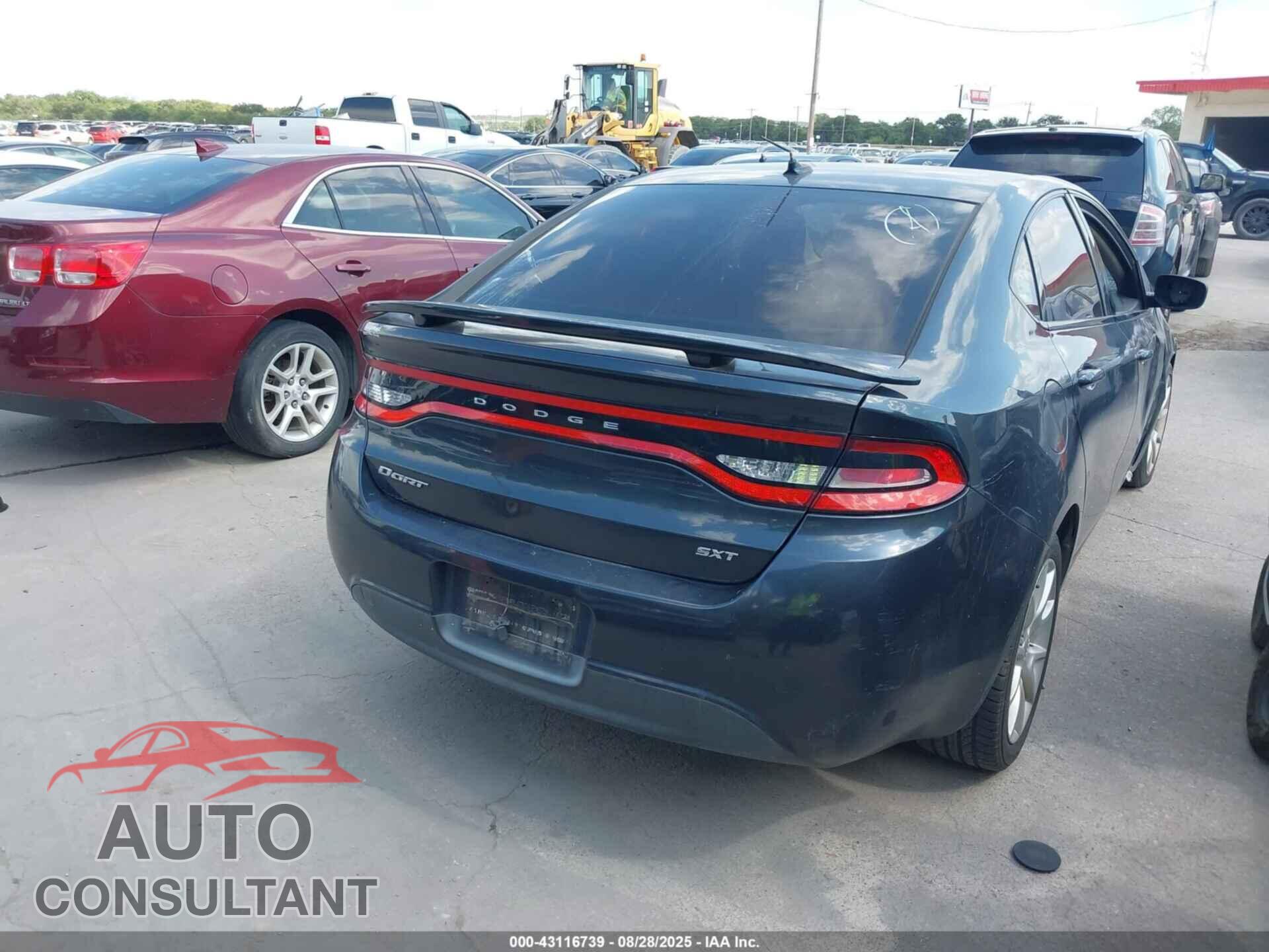 DODGE DART 2013 - 1C3CDFBA4DD185084