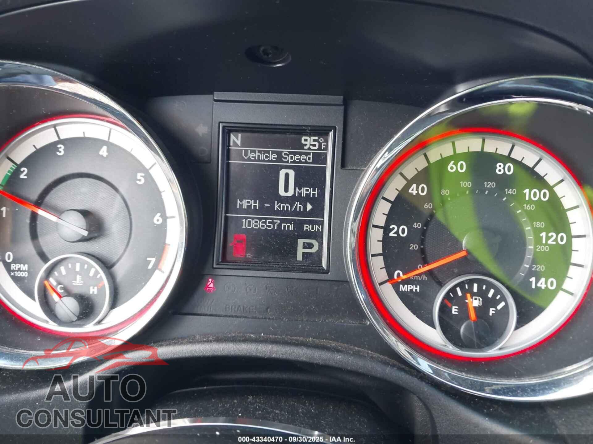 DODGE DURANGO 2013 - 1C4RDHAGXDC694433
