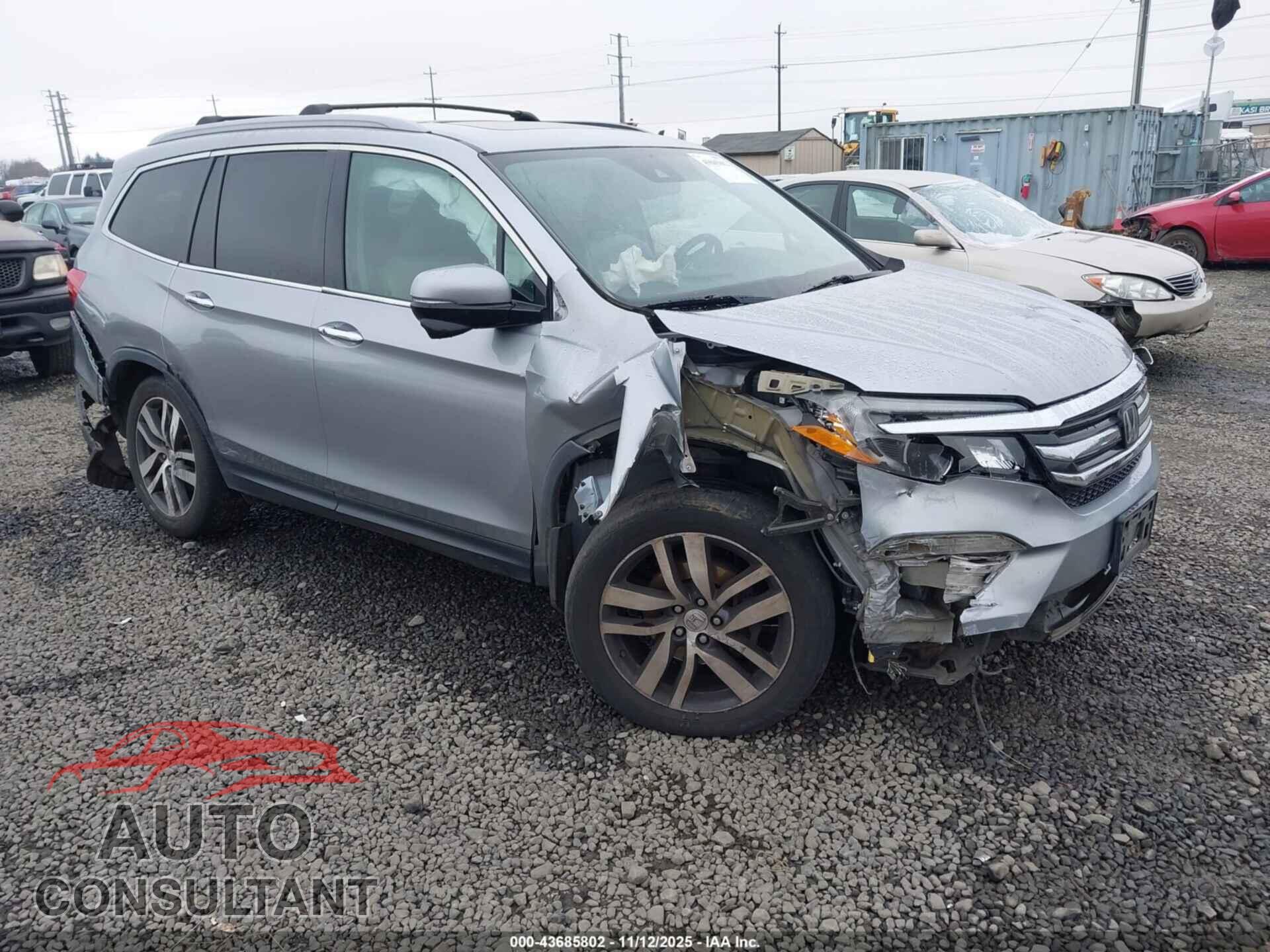 HONDA PILOT 2017 - 5FNYF6H97HB006334