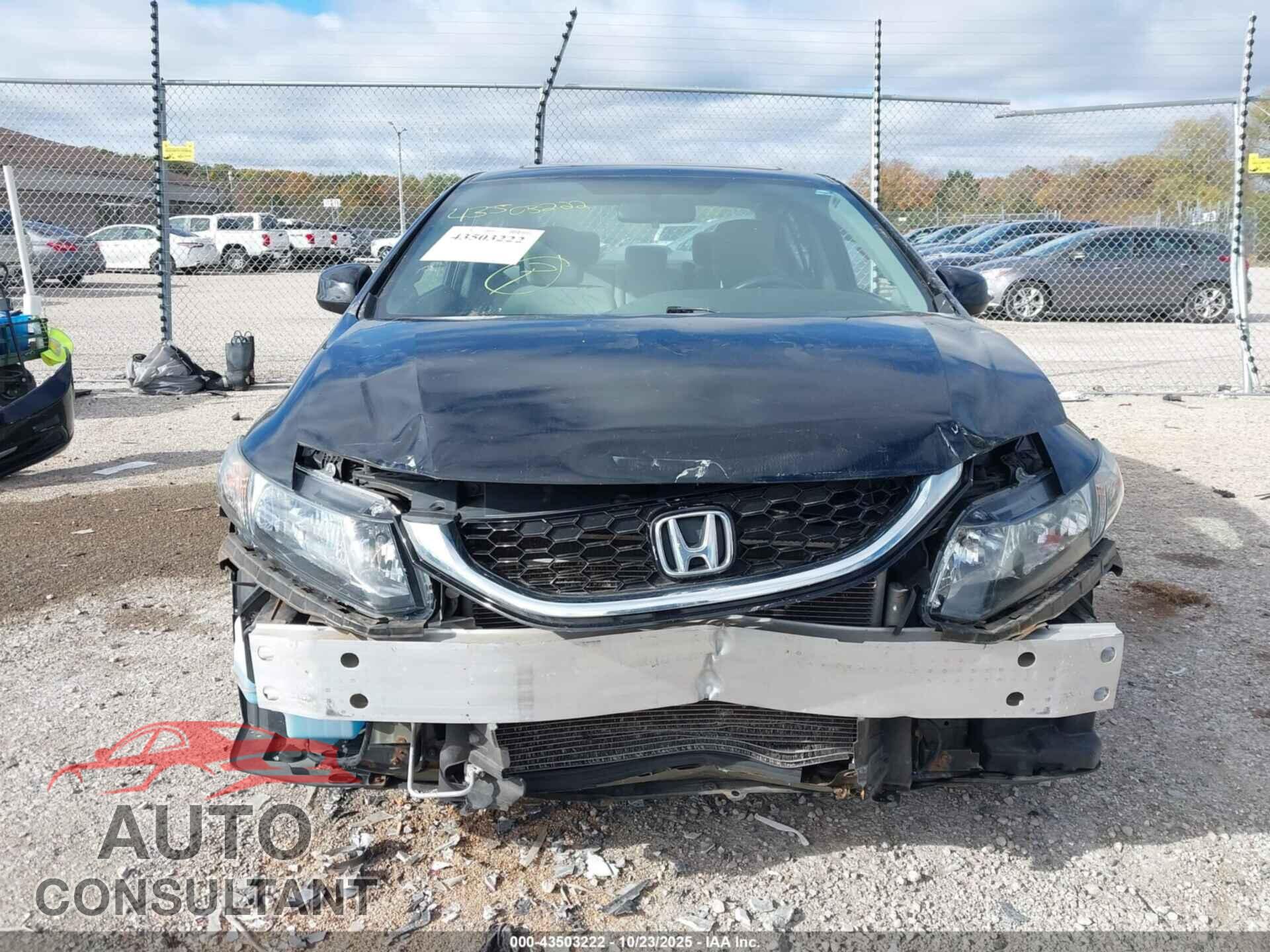 HONDA CIVIC 2013 - 19XFB2F84DE069526
