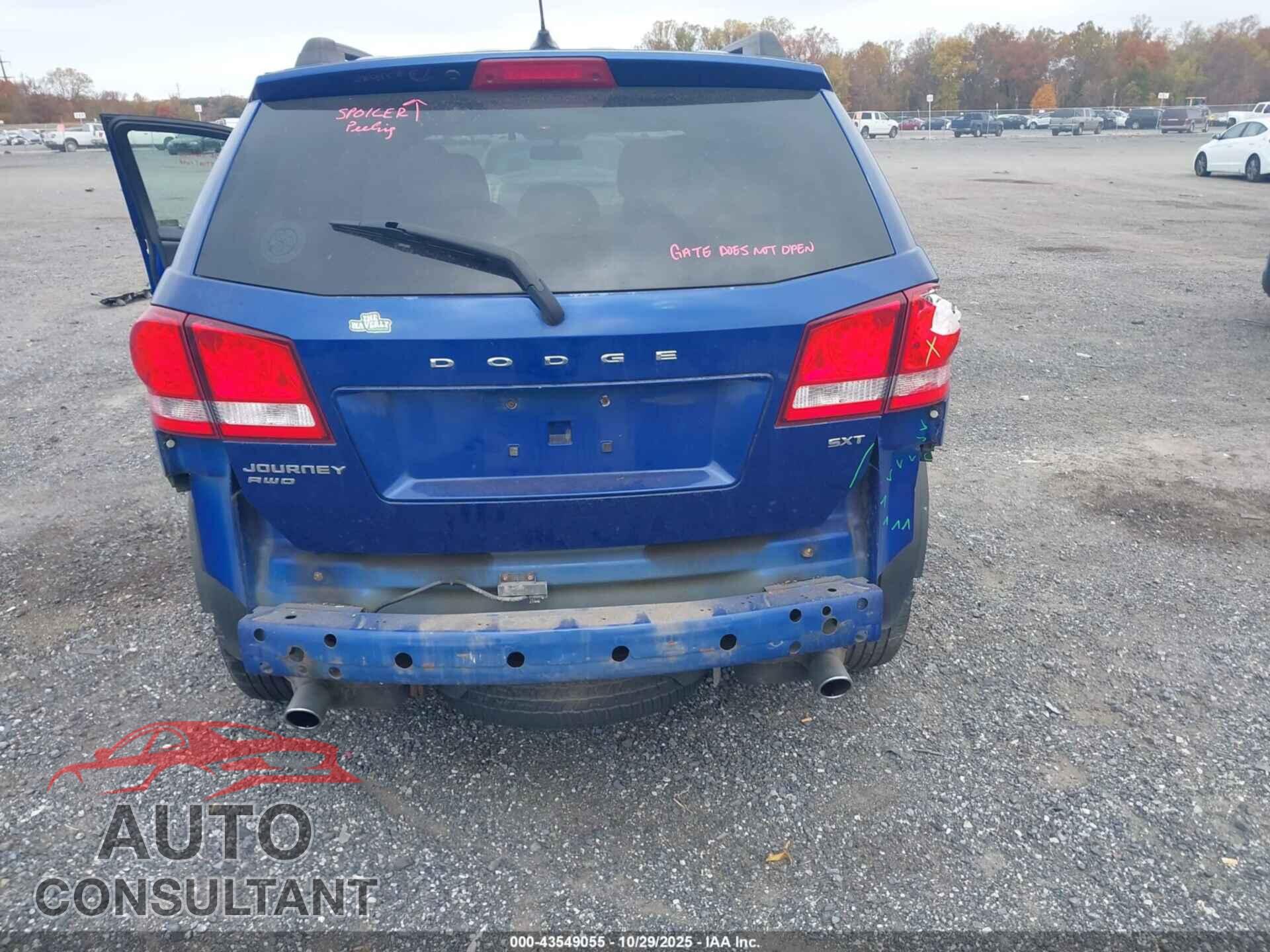 DODGE JOURNEY 2012 - 3C4PDDBG4CT333099
