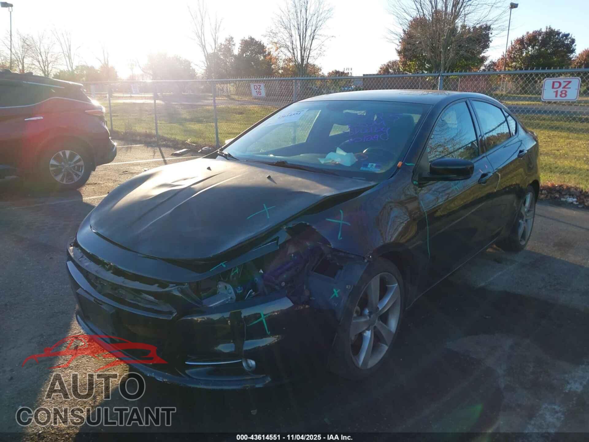 DODGE DART 2014 - 1C3CDFEB8ED673279