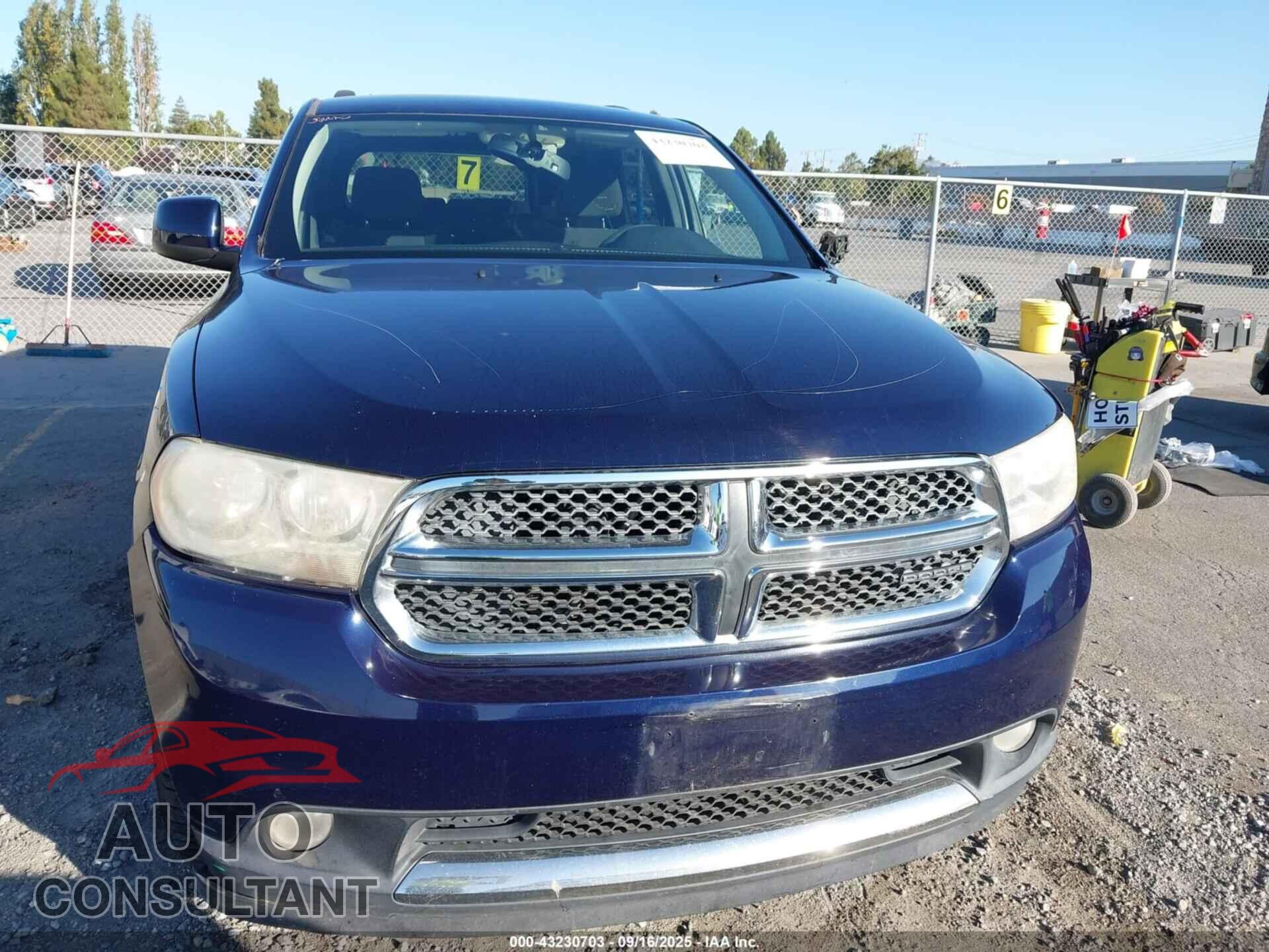 DODGE DURANGO 2012 - 1C4RDJAG5CC195741