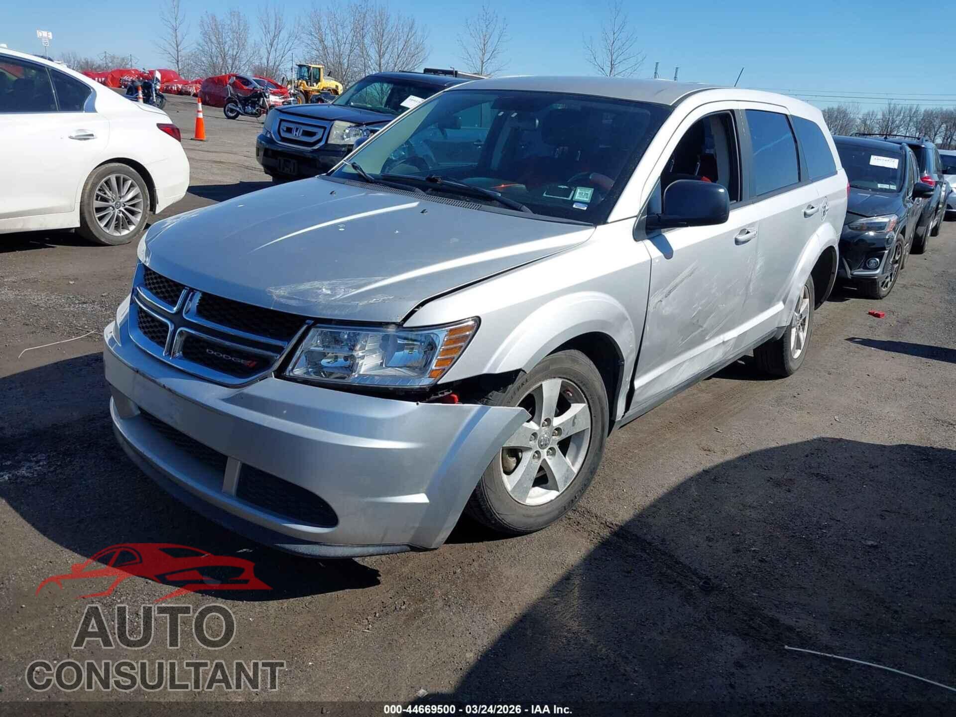 DODGE JOURNEY 2012 - 3C4PDCAB0CT367153