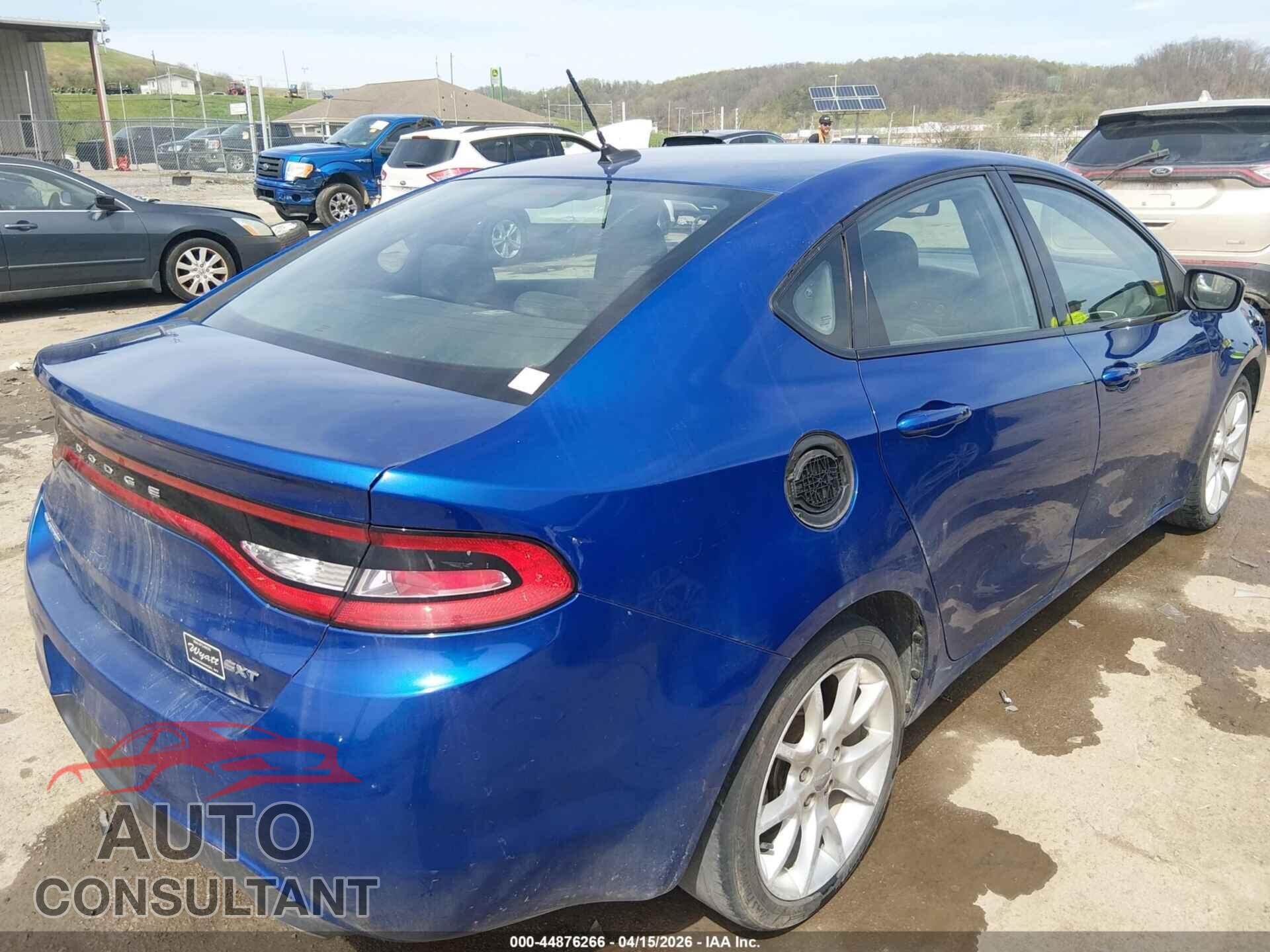 DODGE DART 2013 - 1C3CDFBA8DD335892