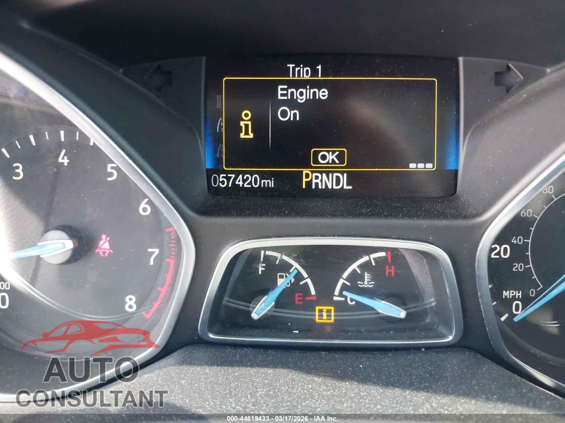 FORD FOCUS 2017 - 1FADP3E29HL343639