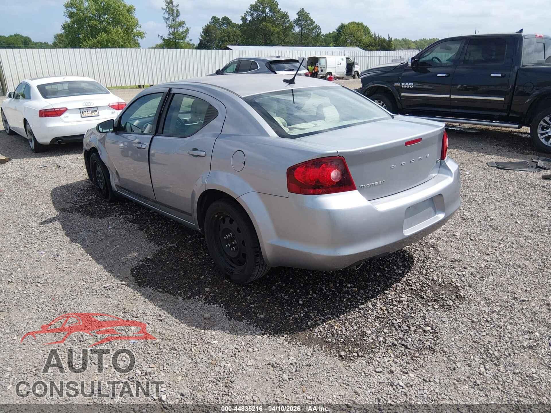 DODGE AVENGER 2013 - 1C3CDZAG5DN766708