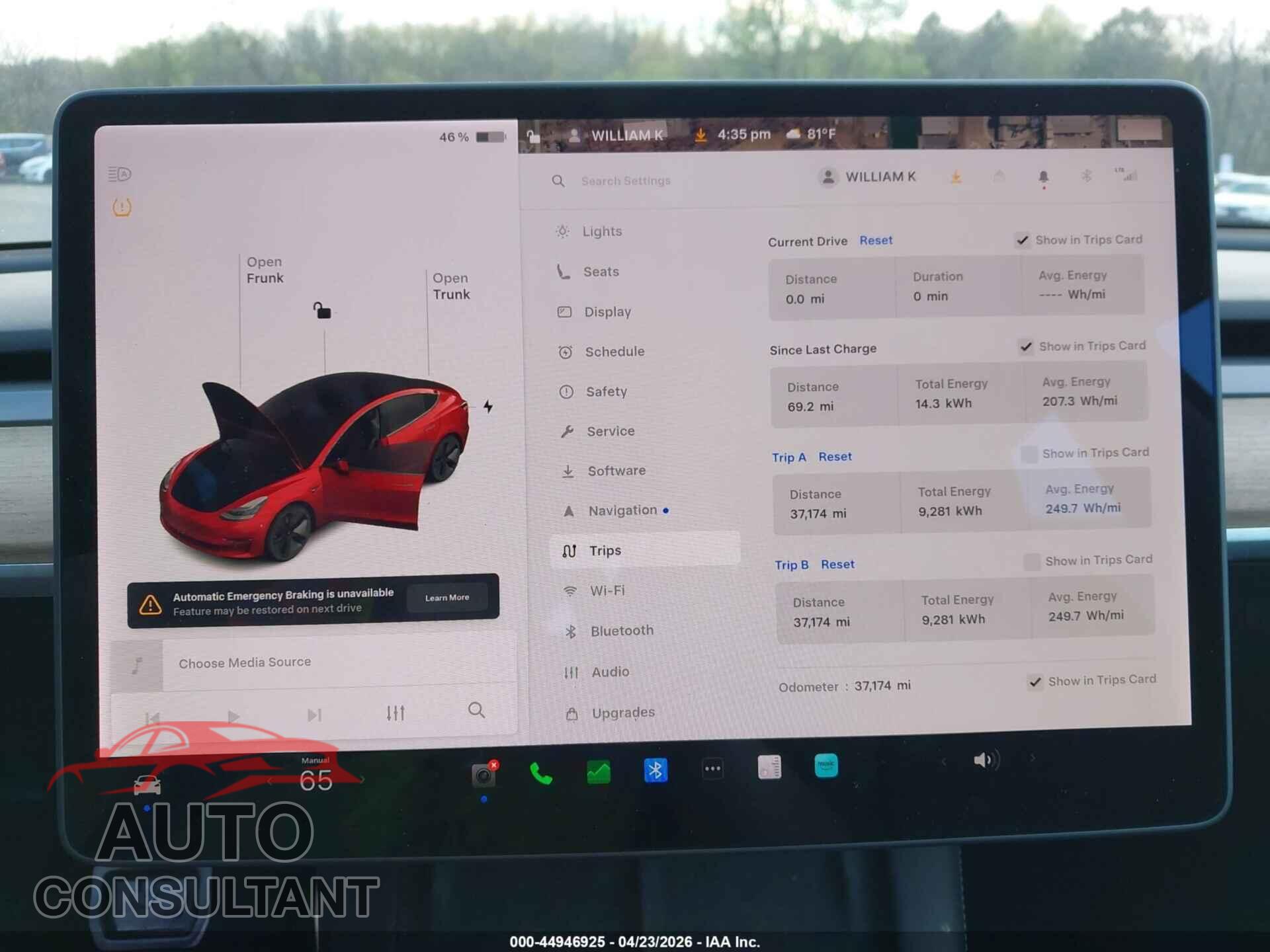 TESLA MODEL 3 2021 - 5YJ3E1EB5MF858912
