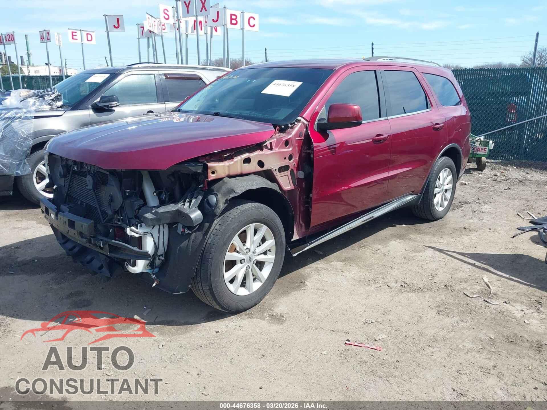DODGE DURANGO 2020 - 1C4RDJAG8LC376851