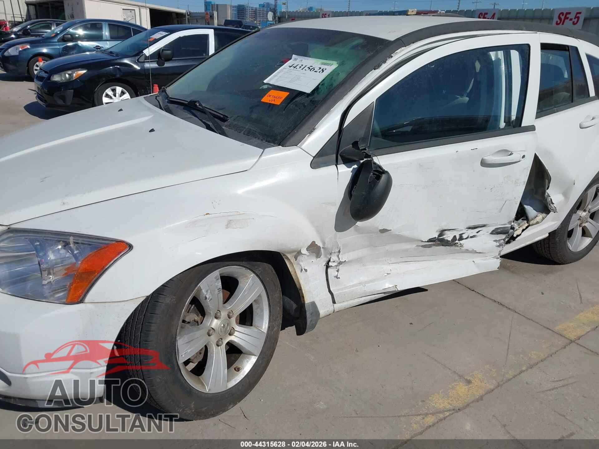 DODGE CALIBER 2011 - 1B3CB3HA6BD297035