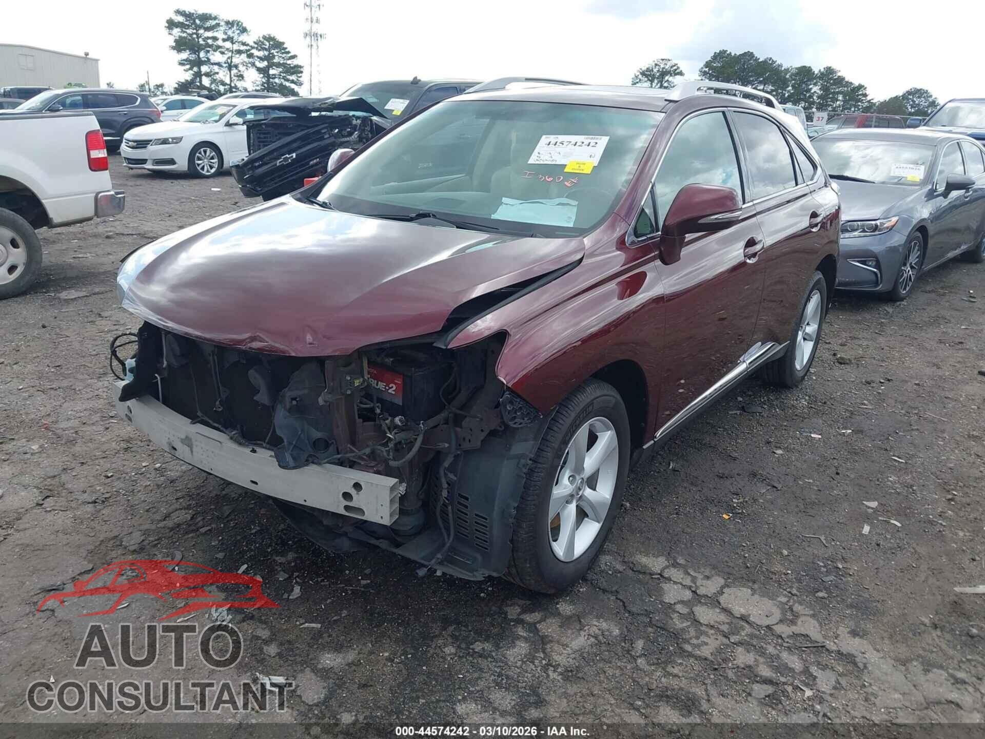 LEXUS RX 350 2013 - 2T2BK1BA6DC206459