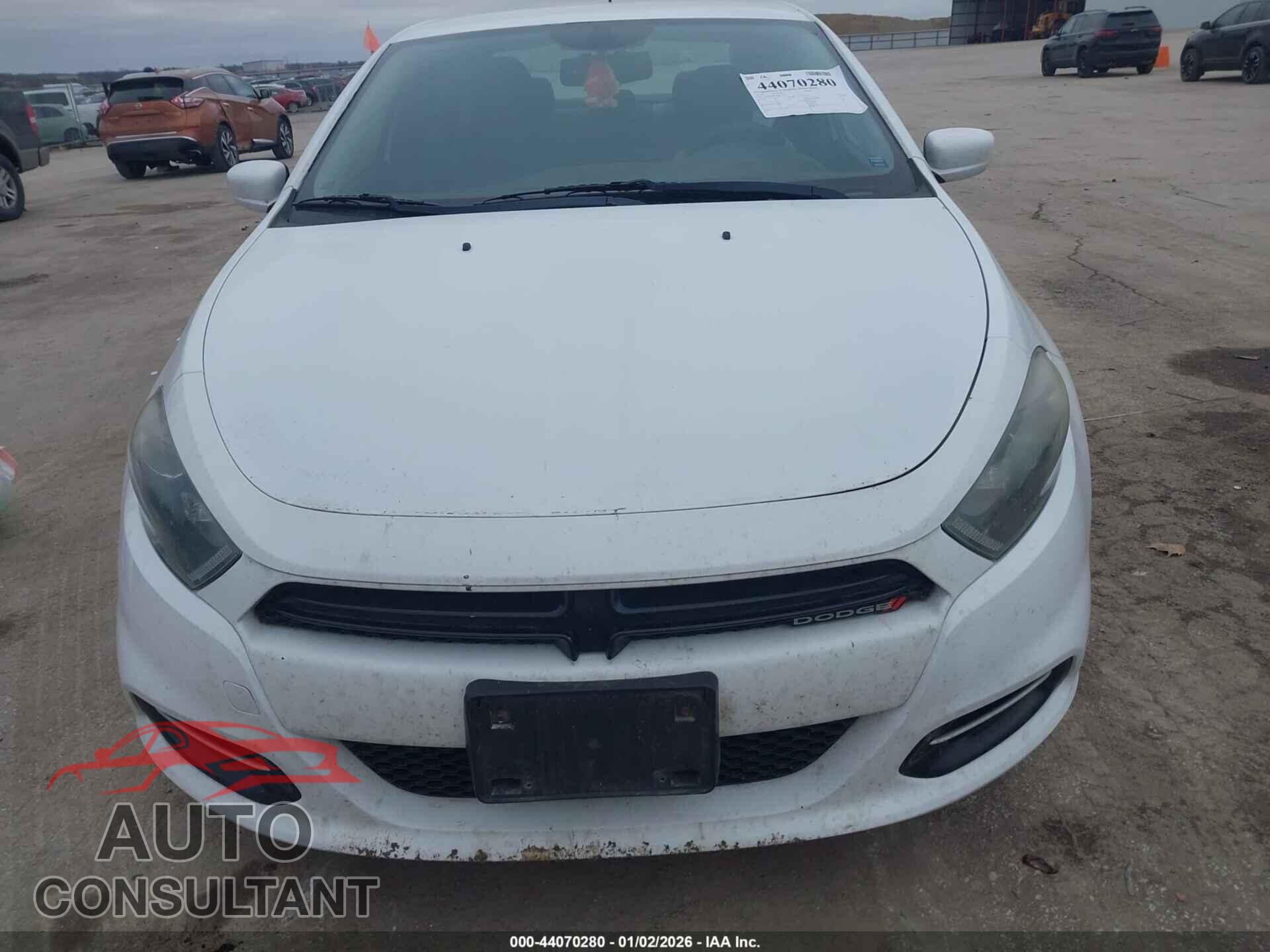 DODGE DART 2014 - 1C3CDFBB6ED891046