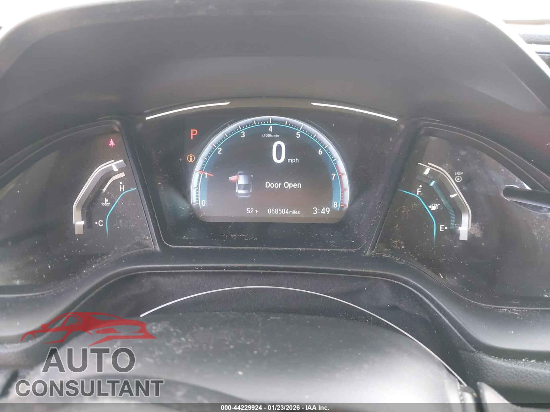 HONDA CIVIC 2020 - 19XFC2F62LE213830