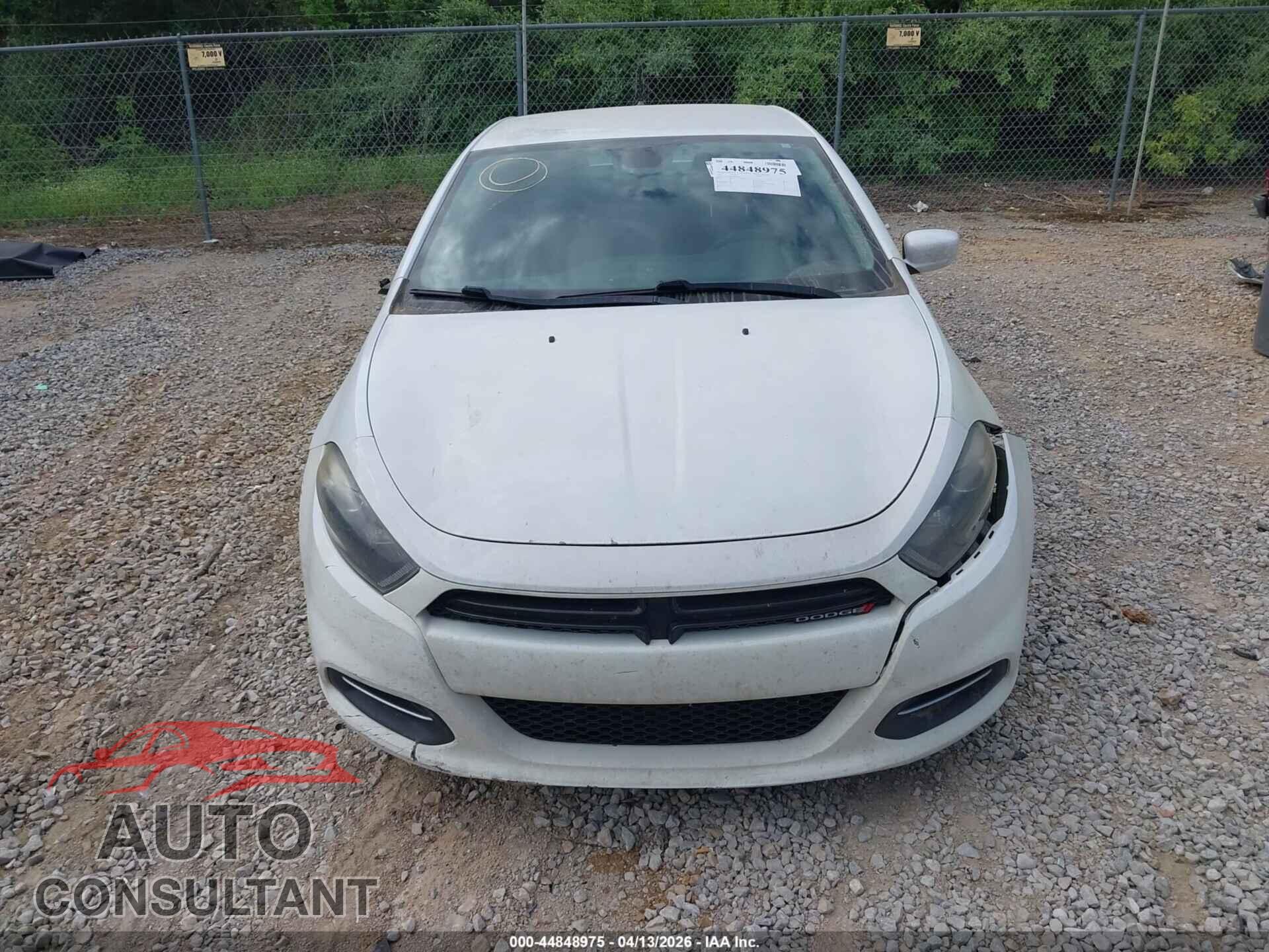 DODGE DART 2015 - 1C3CDFBB3FD226817