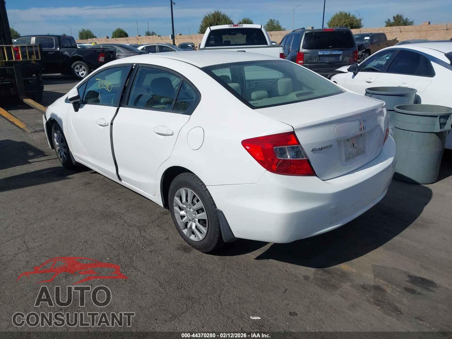 HONDA CIVIC 2012 - 19XFB2F53CE013601