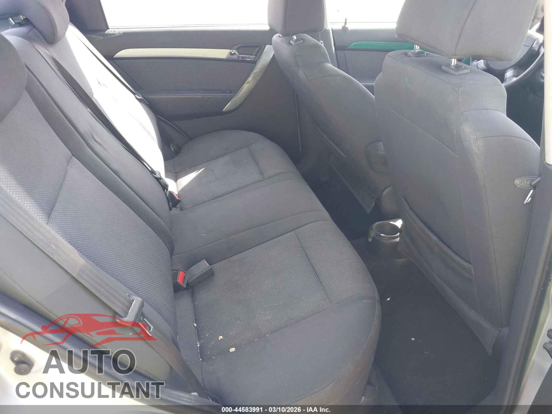 CHEVROLET AVEO 2011 - KL1TD5DE0BB210360