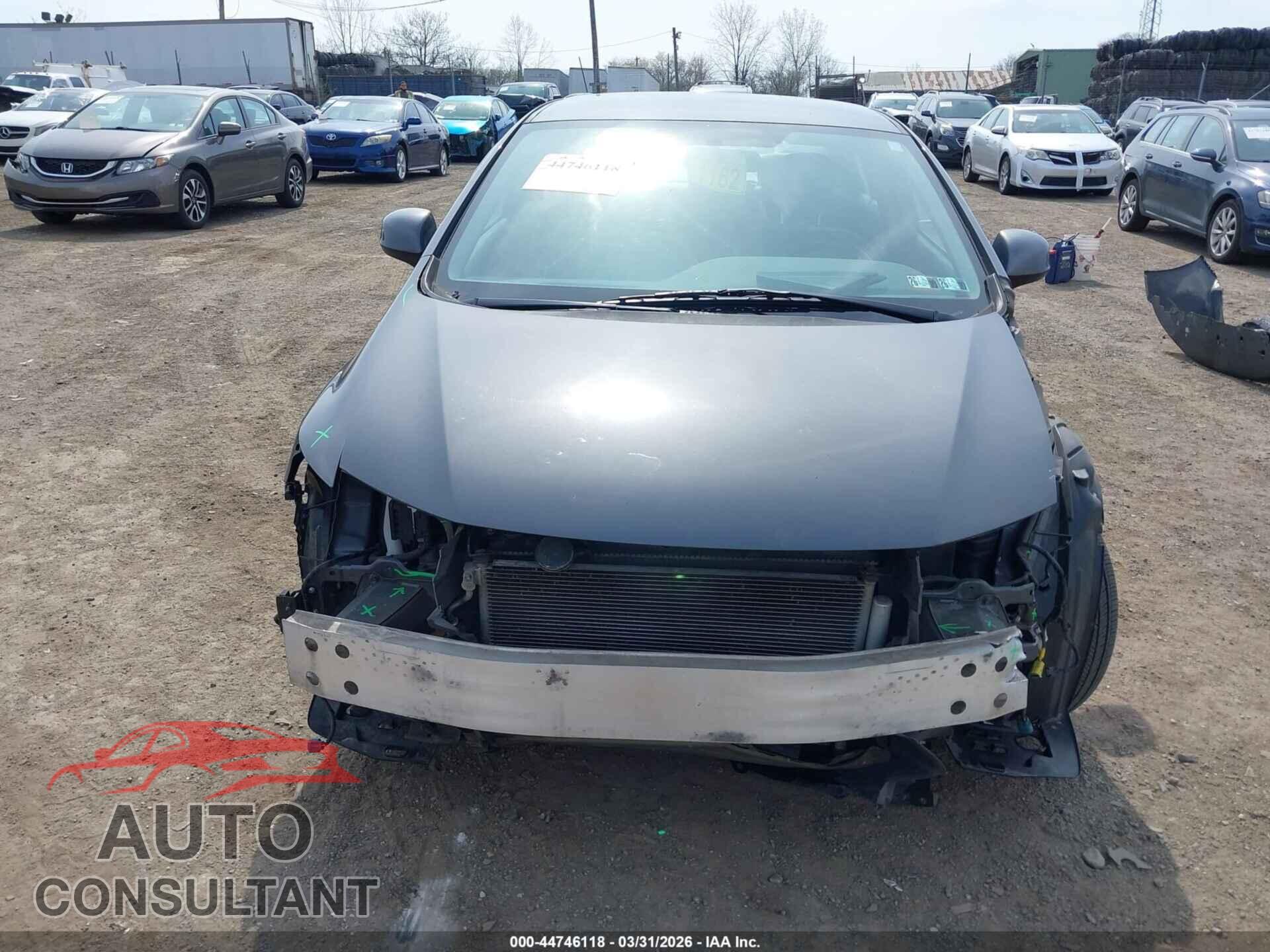 HONDA CIVIC 2012 - 2HGFB2F62CH546196