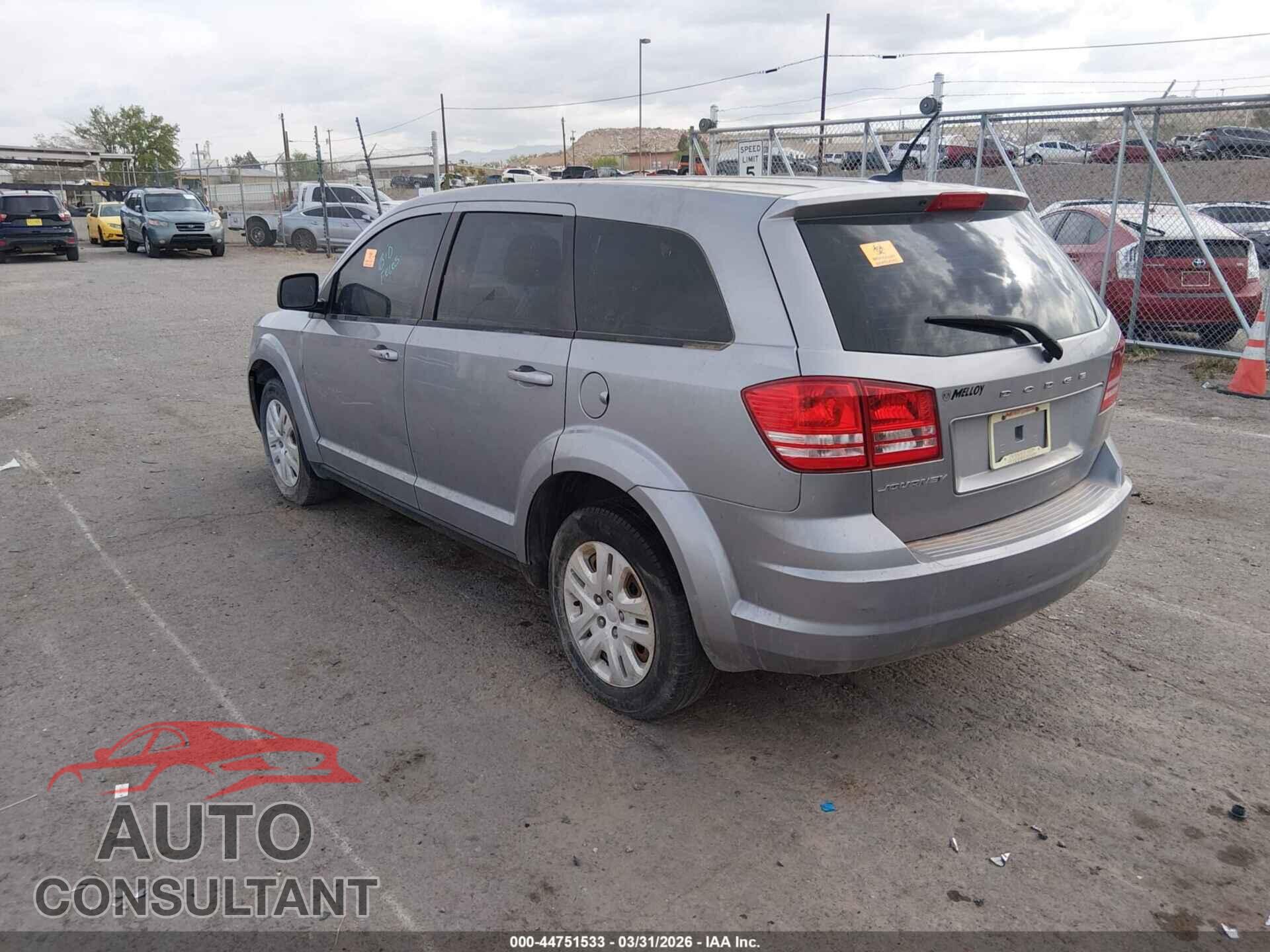 DODGE JOURNEY 2015 - 3C4PDCAB6FT699621