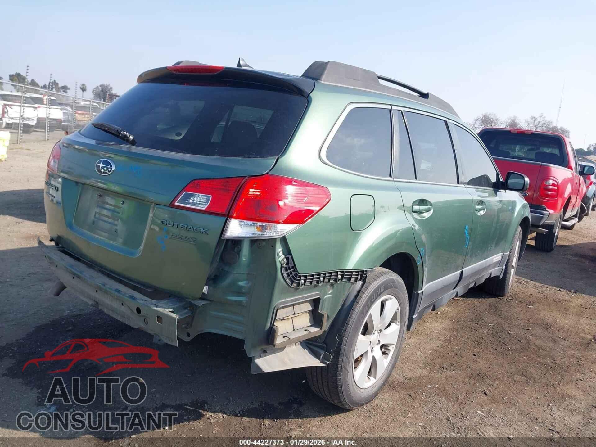 SUBARU OUTBACK 2012 - 4S4BRBFC2C3236143