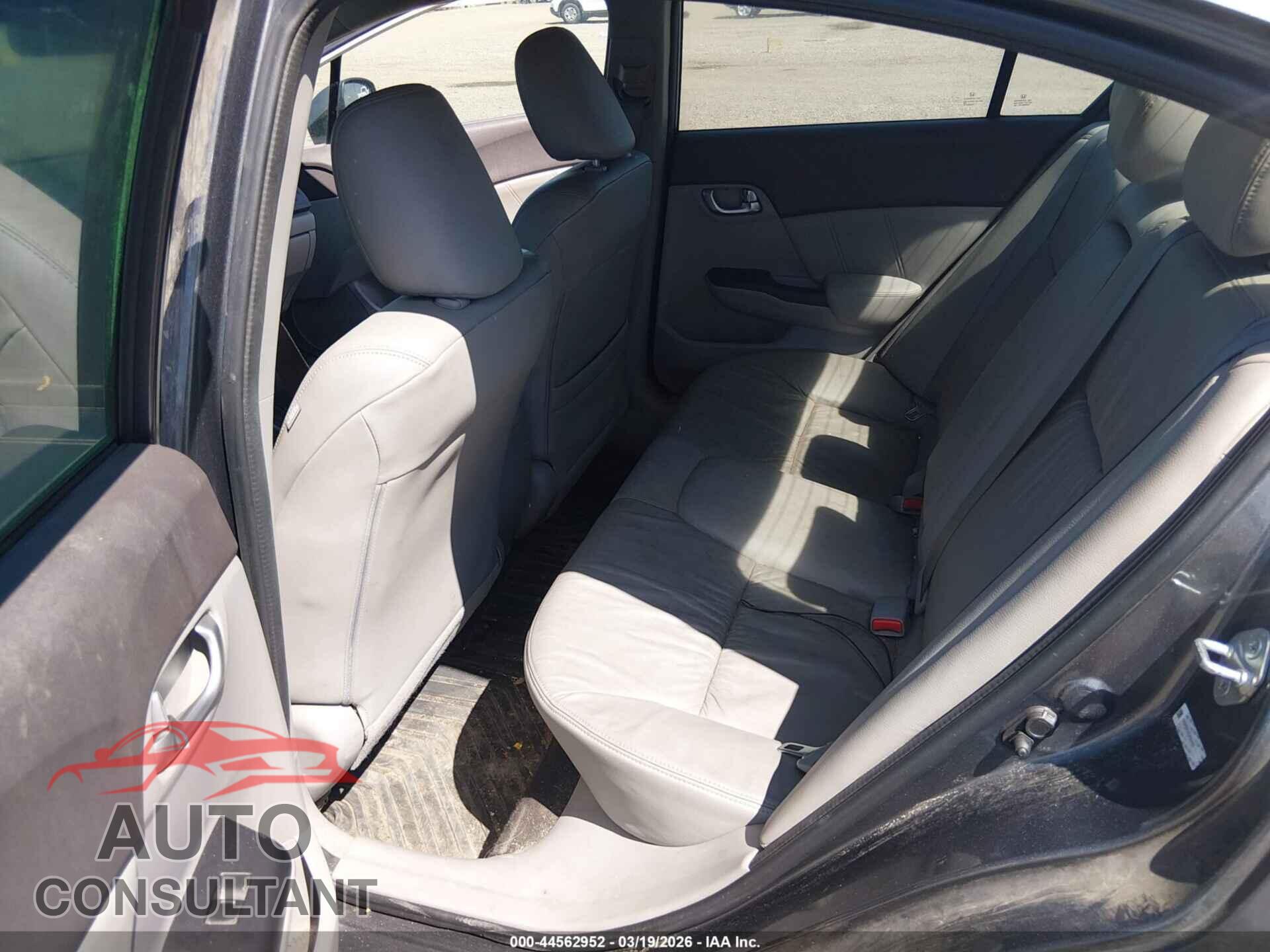 HONDA CIVIC 2012 - 2HGFB2F98CH554037