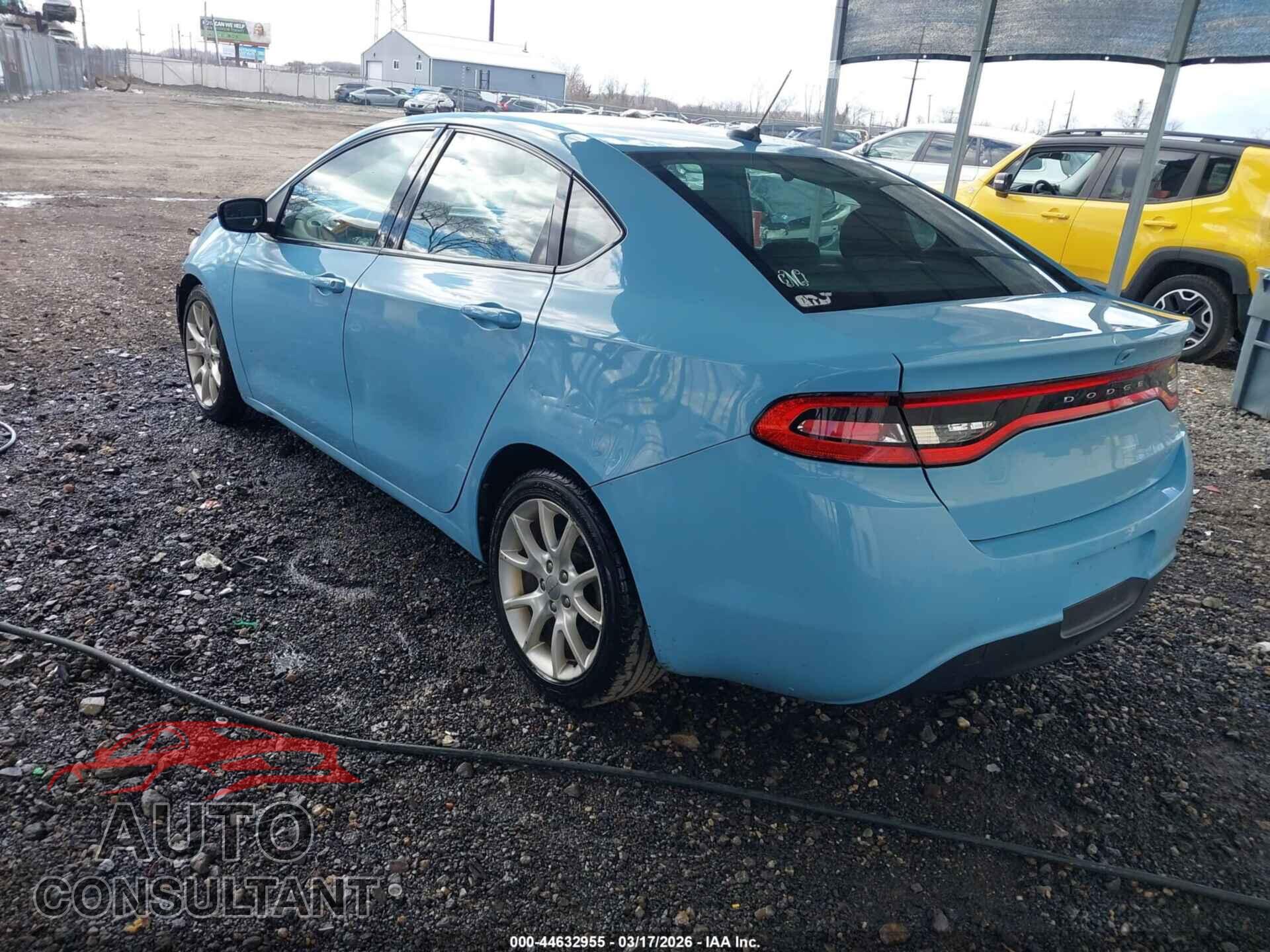 DODGE DART 2013 - 1C3CDFBA3DD224960