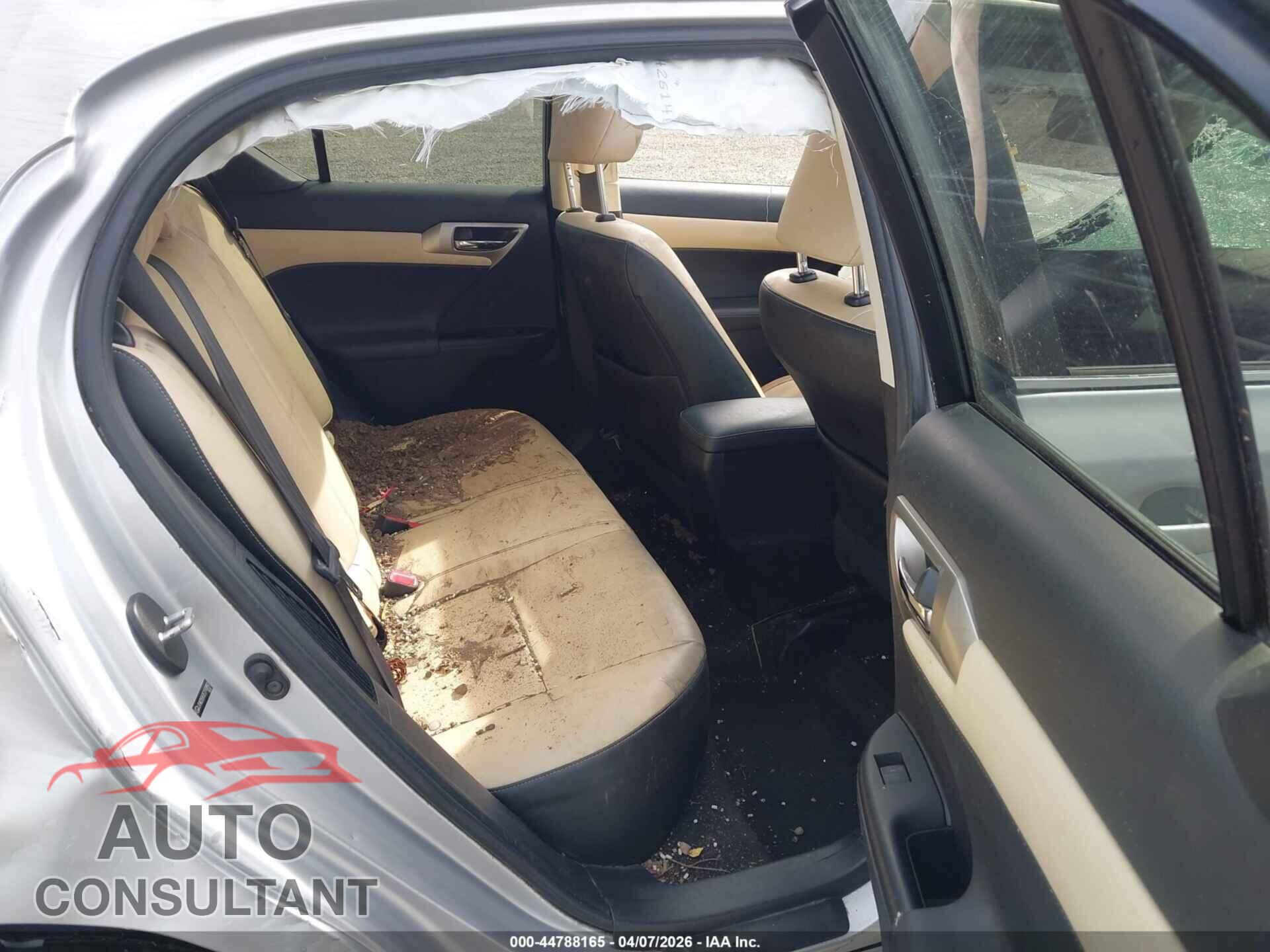 LEXUS CT 200H 2014 - JTHKD5BH2E2190892