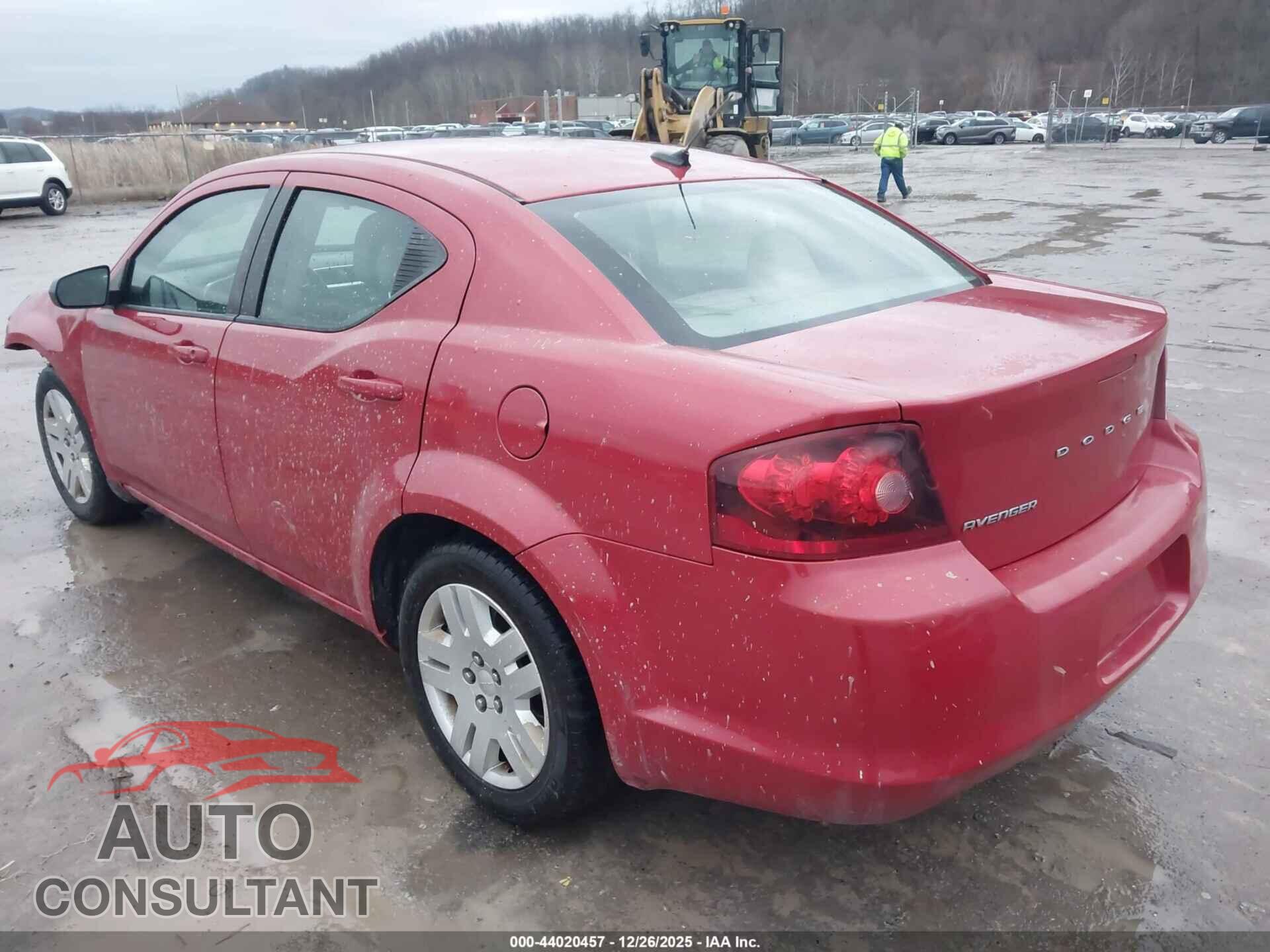 DODGE AVENGER 2013 - 1C3CDZAB0DN752526