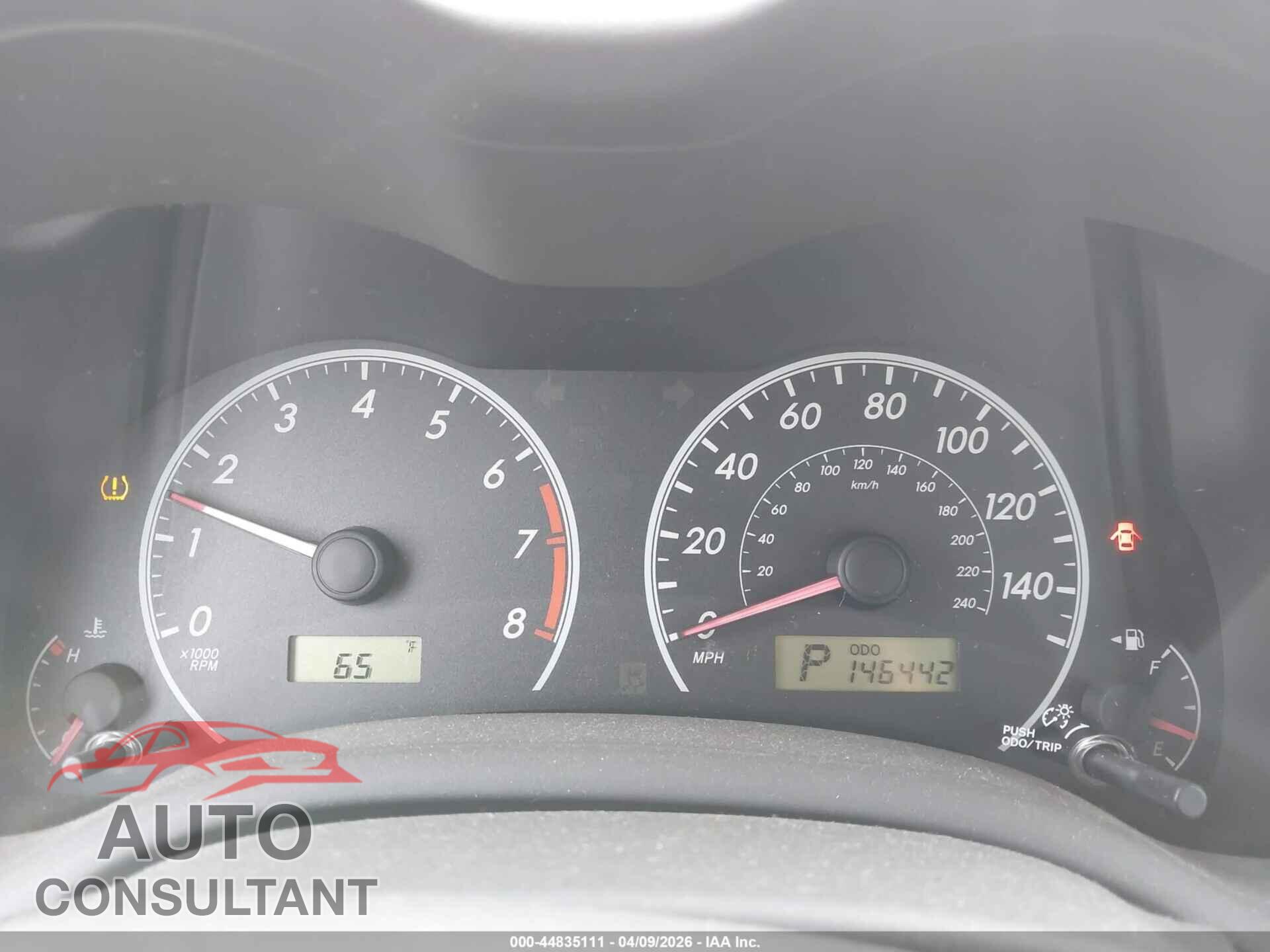TOYOTA COROLLA 2010 - 2T1BU4EE2AC412260