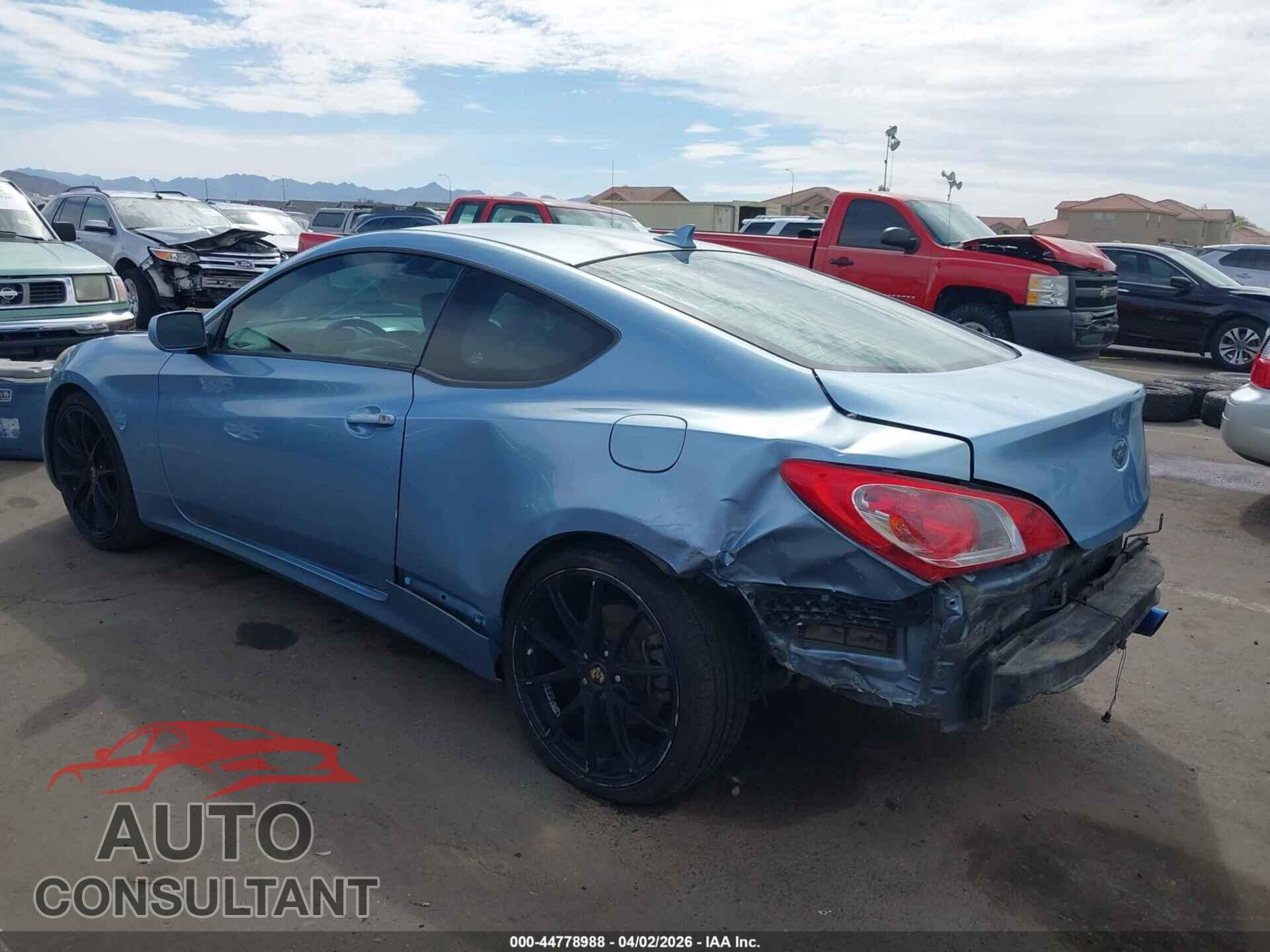 HYUNDAI GENESIS 2012 - KMHHT6KD1CU072511