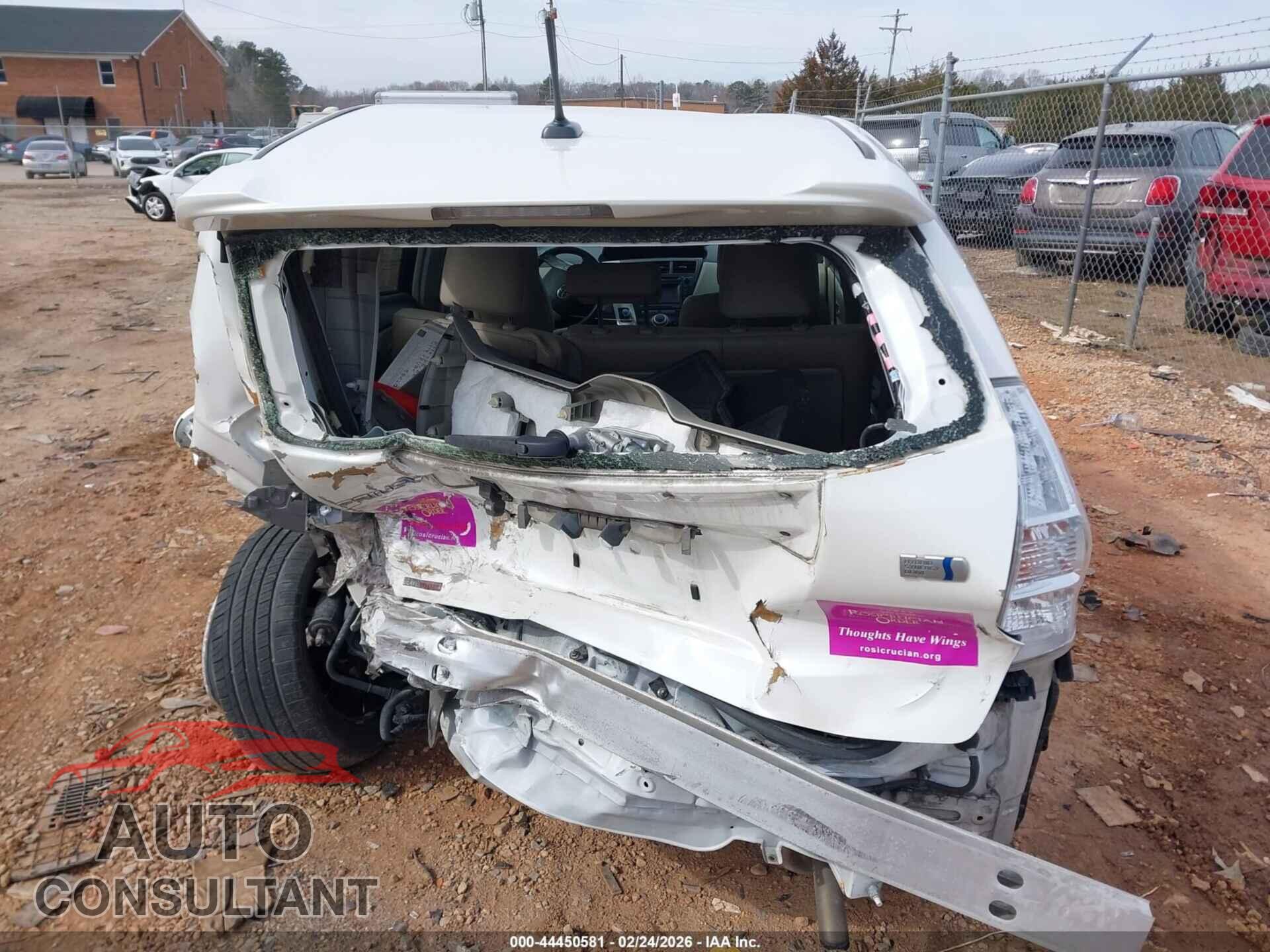TOYOTA PRIUS V 2013 - JTDZN3EU9D3273030
