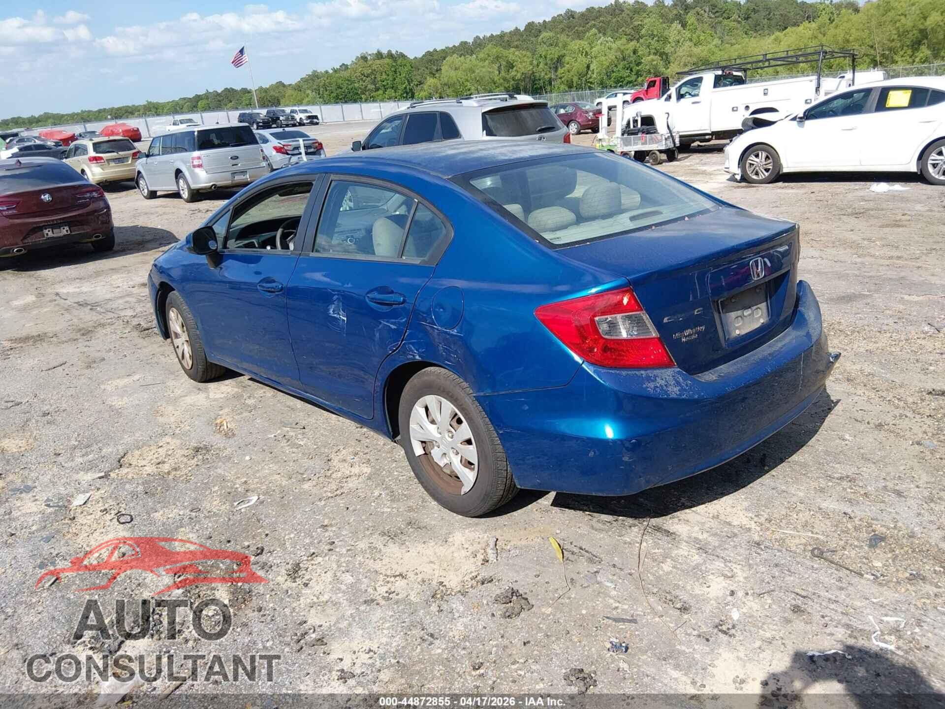 HONDA CIVIC 2012 - 19XFB2F59CE341458