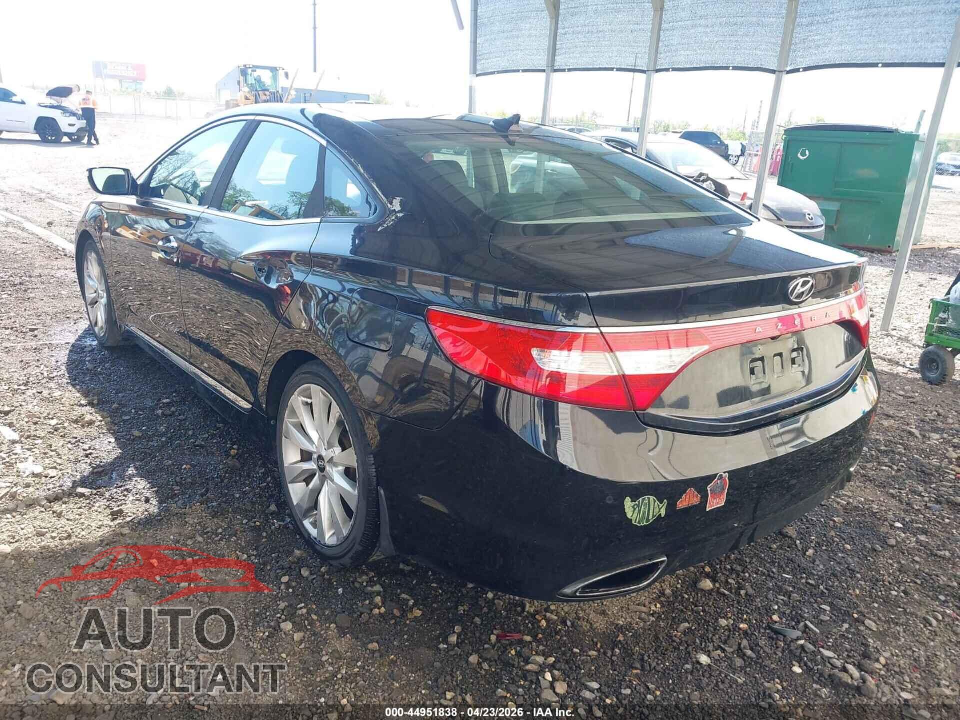 HYUNDAI AZERA 2012 - KMHFH4JG8CA180117