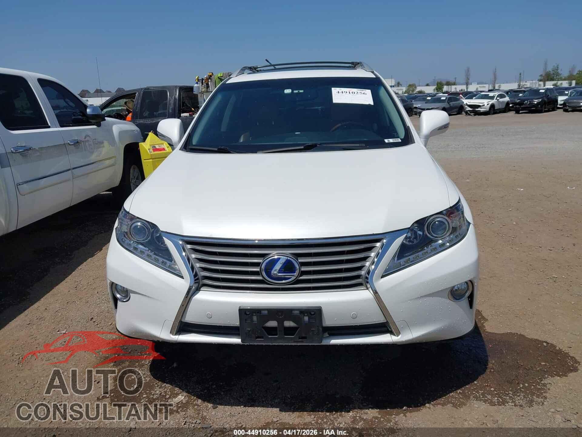 LEXUS RX 450H 2014 - JTJBC1BA9E2458026