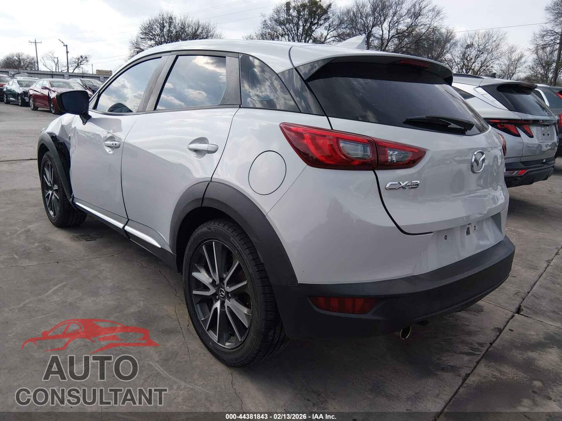 MAZDA CX-3 2016 - JM1DKBD73G0125003