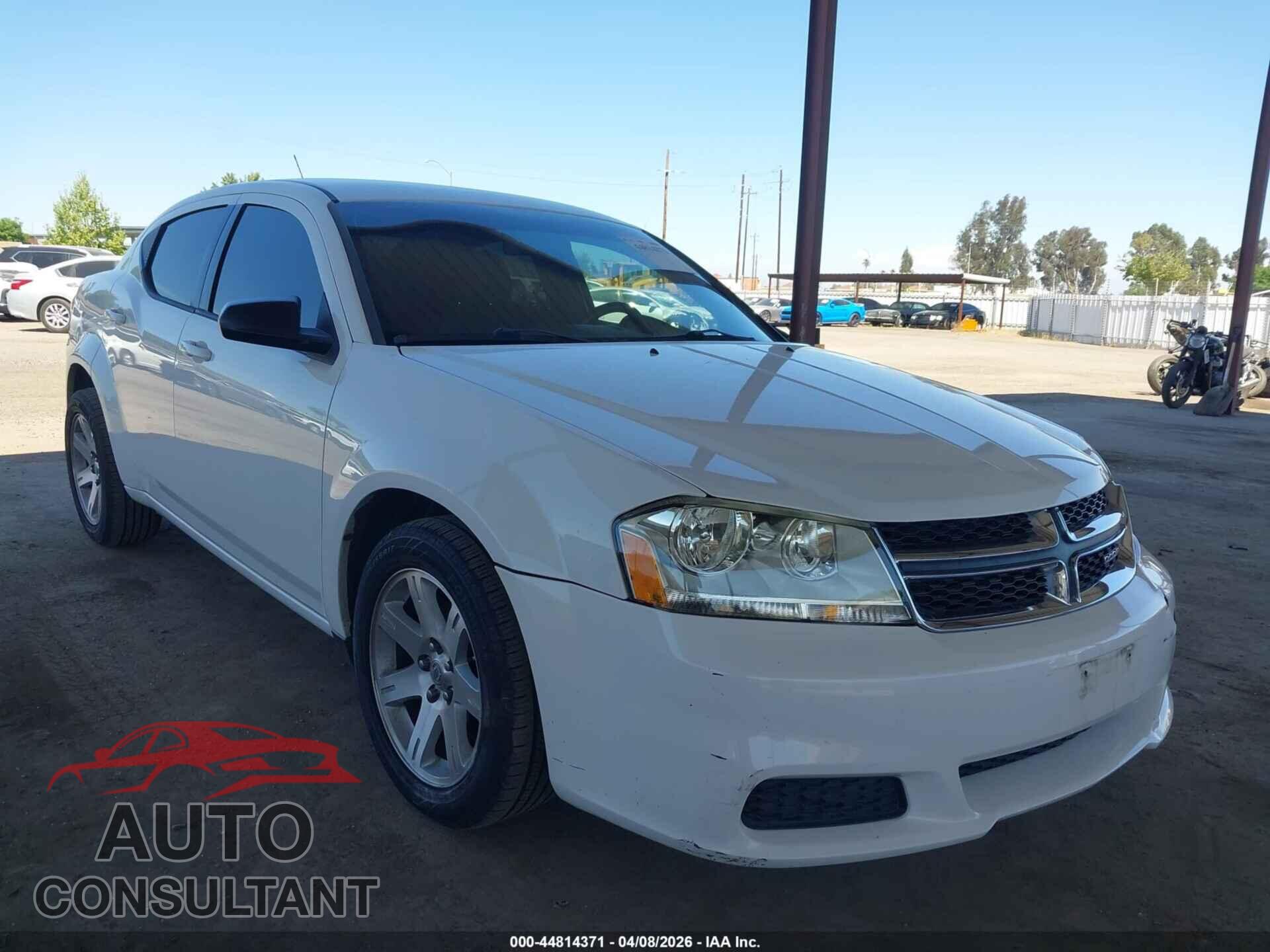 DODGE AVENGER 2011 - 1B3BD4FB8BN502422