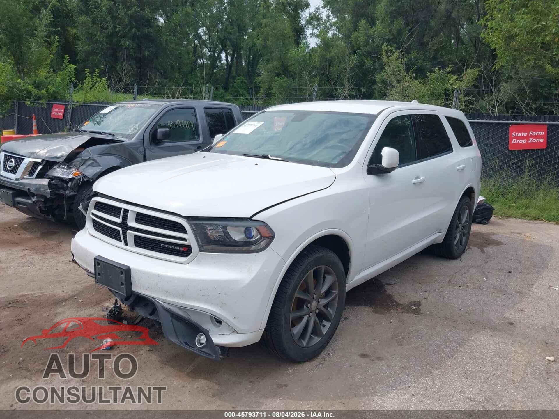DODGE DURANGO 2017 - 1C4RDJDGXHC896780