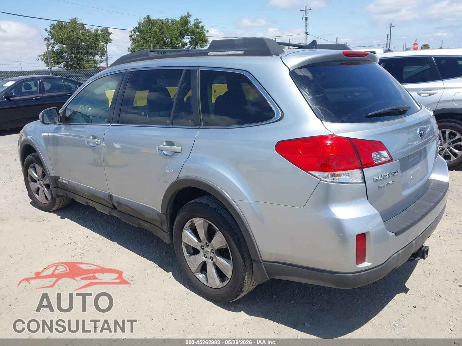 SUBARU OUTBACK 2012 - 4S4BRBLC5C3249764