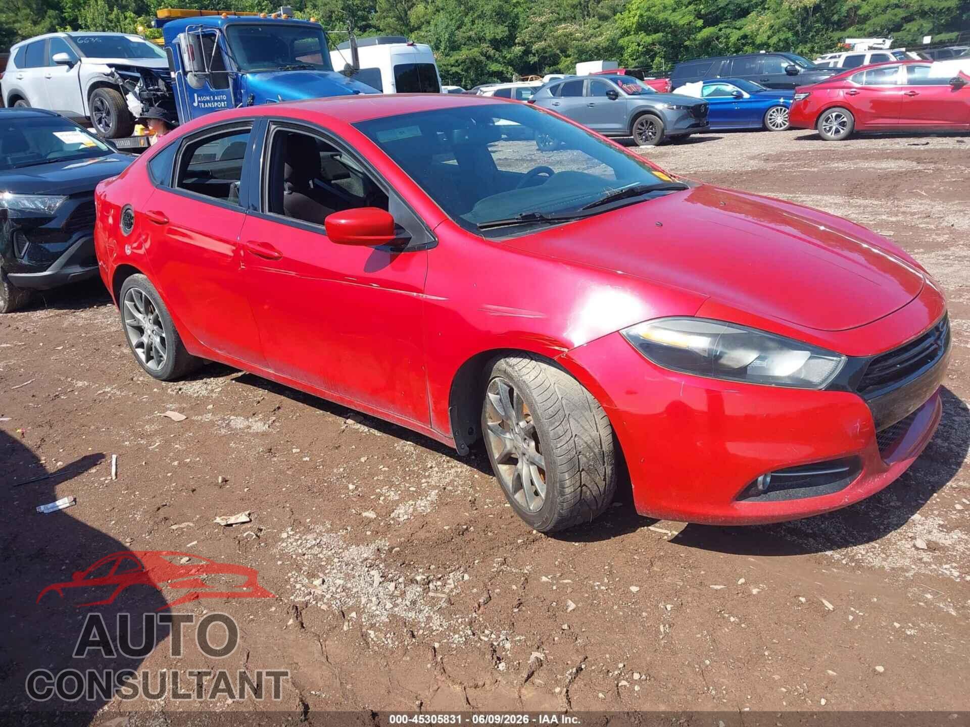DODGE DART 2014 - 1C3CDFBB6ED927558