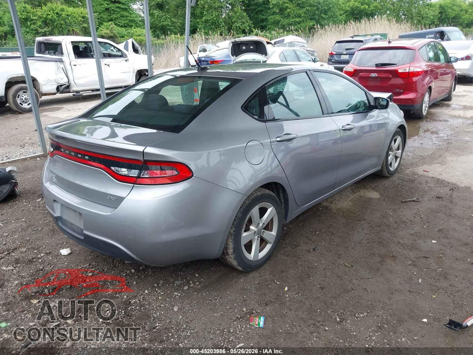 DODGE DART 2015 - 1C3CDFBB6FD390496