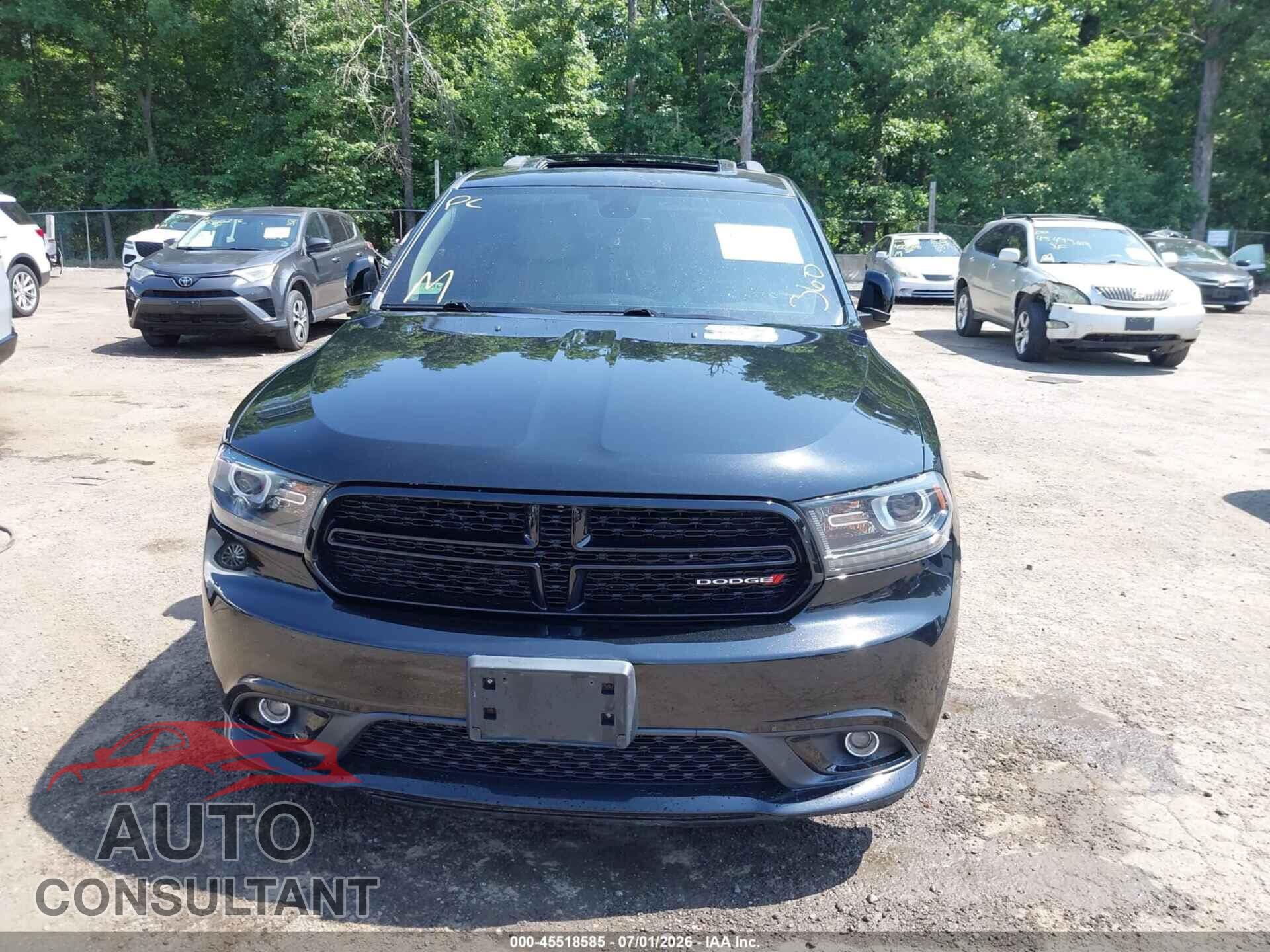 DODGE DURANGO 2017 - 1C4RDJDG9HC834108