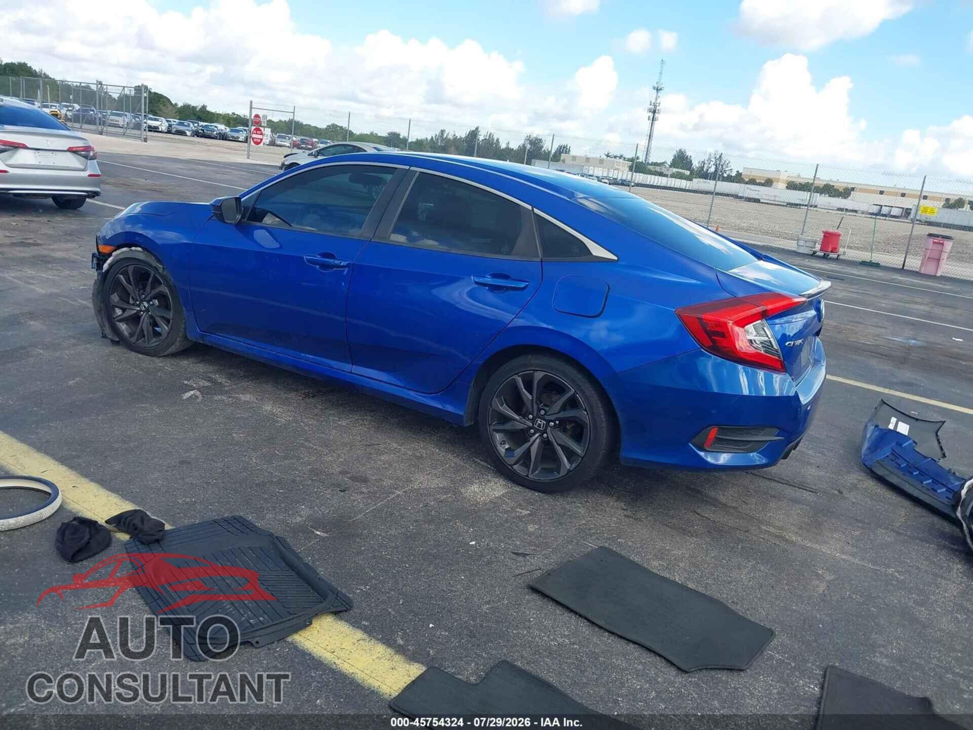 HONDA CIVIC 2020 - 19XFC2F80LE020772