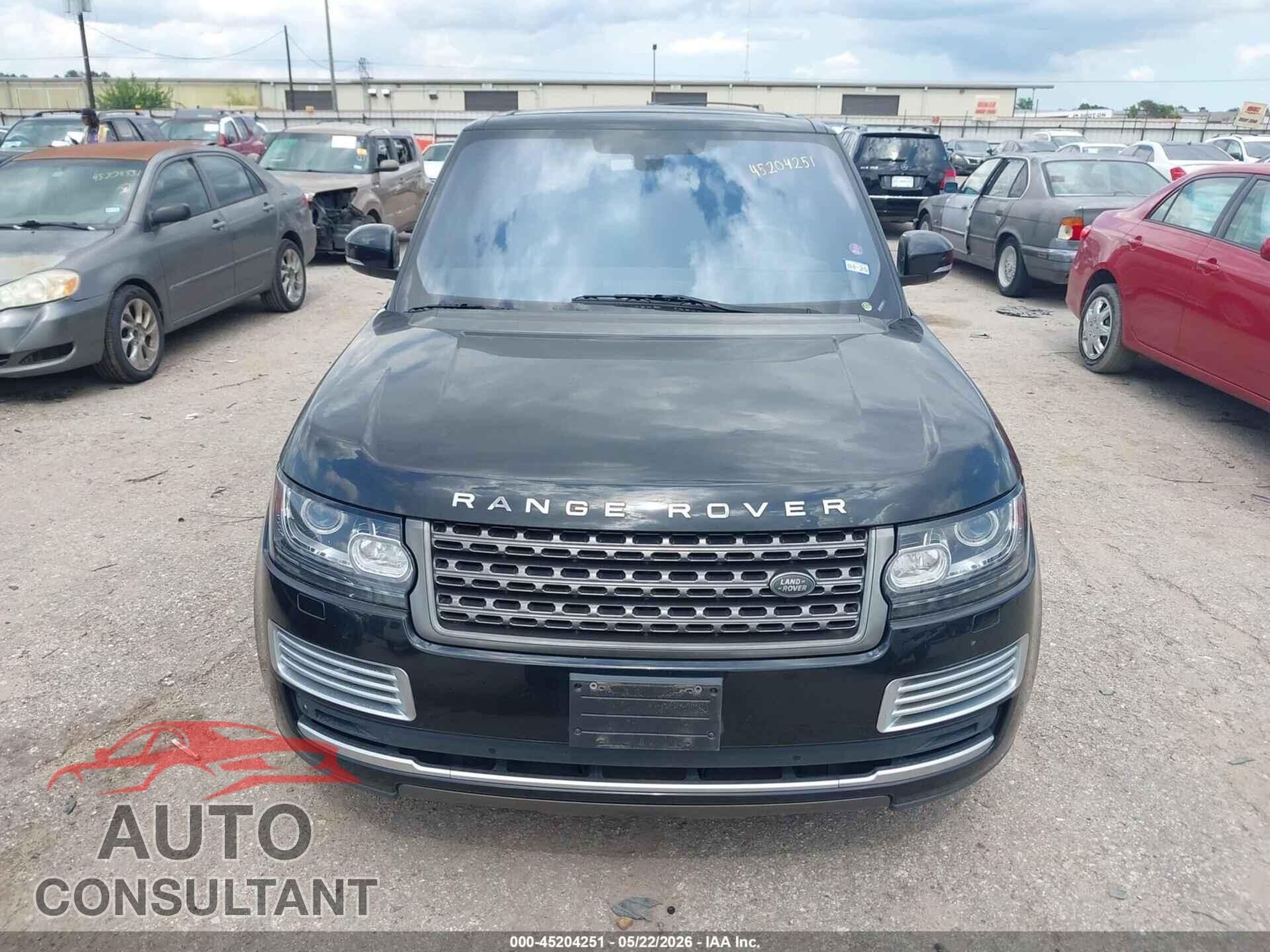 LAND ROVER RANGE ROVER 2016 - SALGR2KF4GA309727