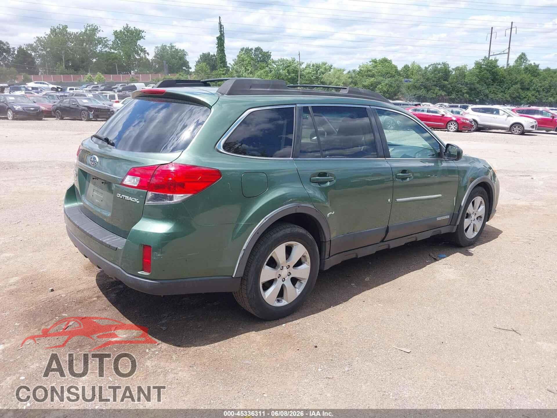 SUBARU OUTBACK 2011 - 4S4BRBGC8B3405238