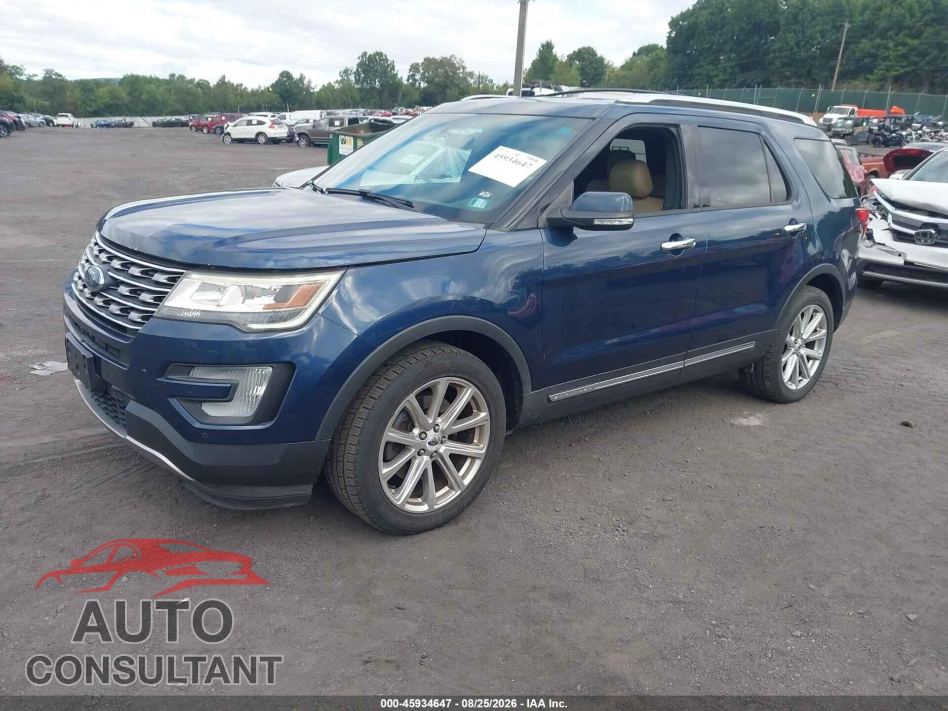 FORD EXPLORER 2016 - 1FM5K8F86GGC19568