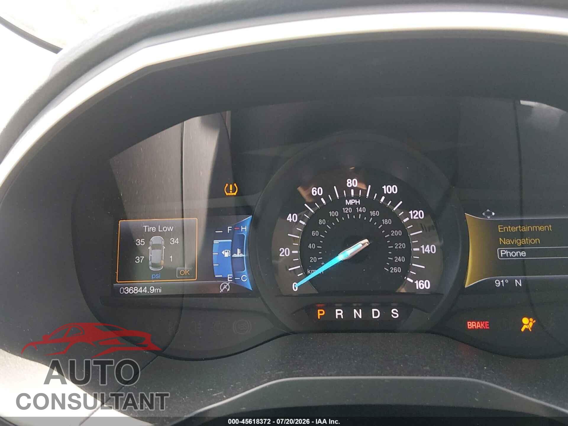 FORD EDGE 2020 - 2FMPK4J95LBB40282
