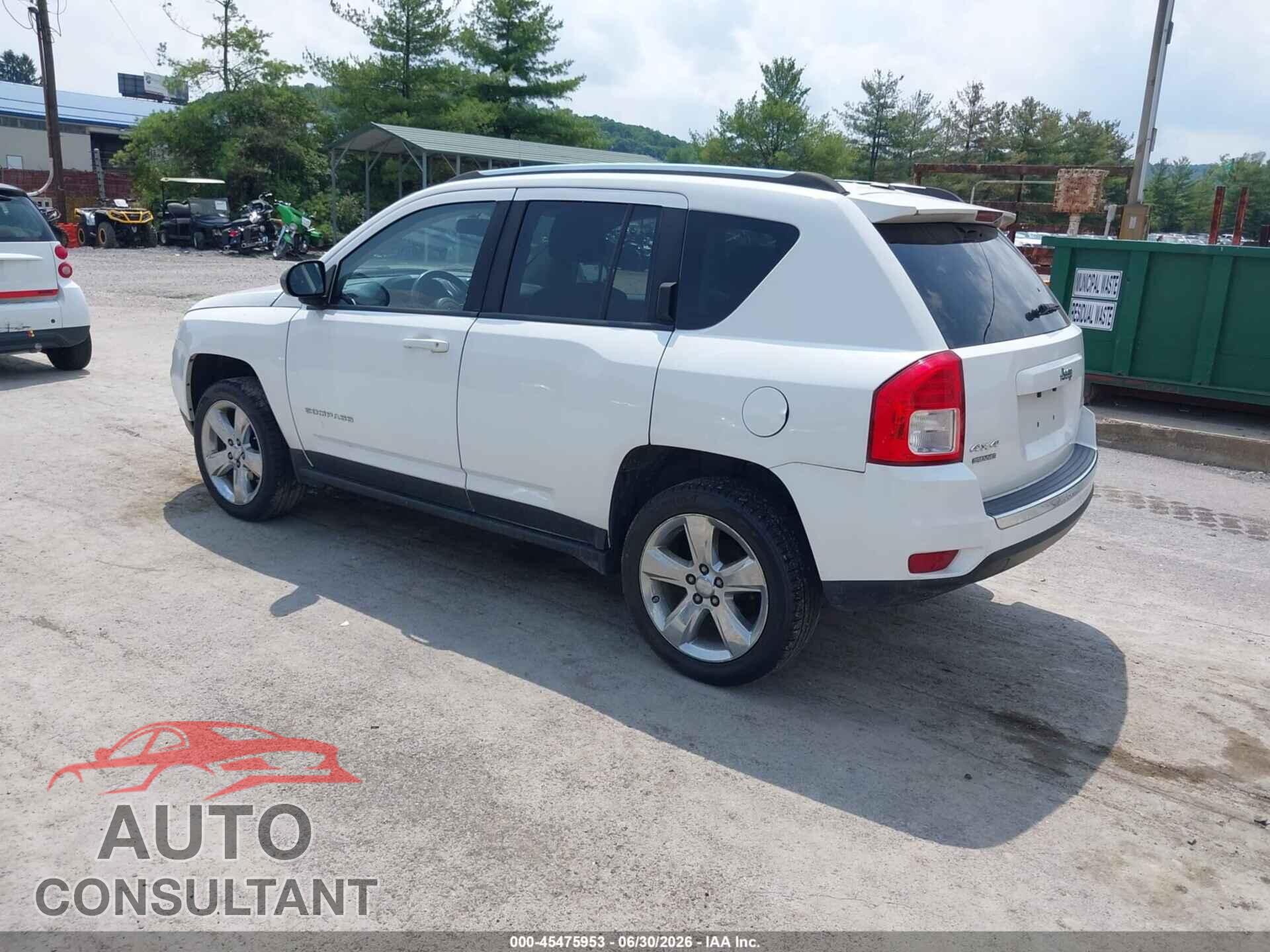 JEEP COMPASS 2012 - 1C4NJDCBXCD662124
