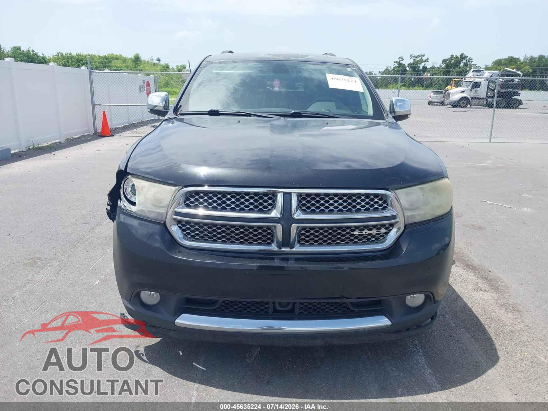 DODGE DURANGO 2012 - 1C4SDHET1CC314399