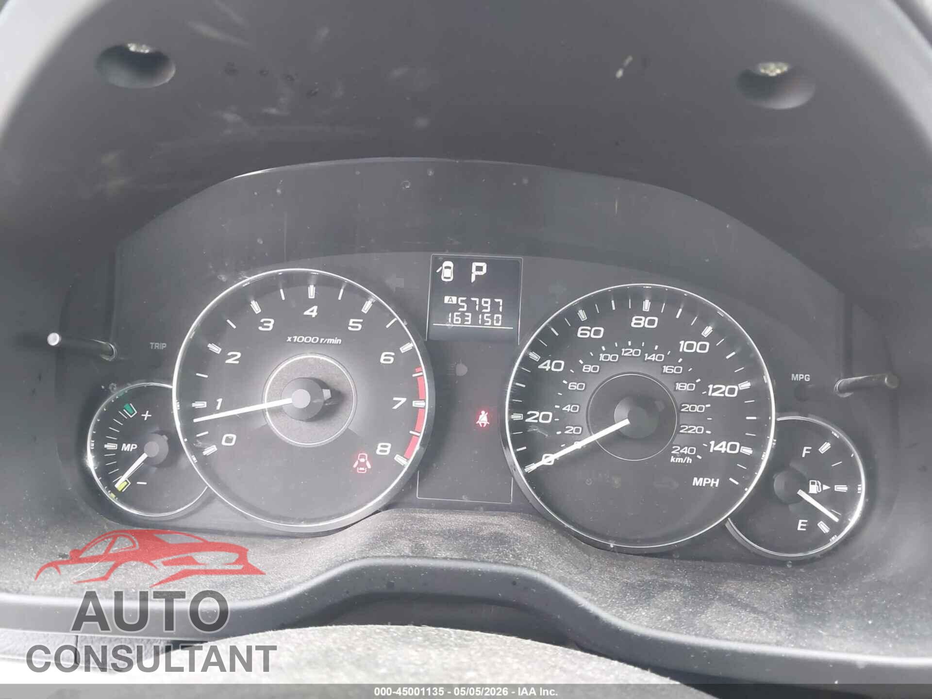 SUBARU OUTBACK 2011 - 4S4BRCCC2B3412052